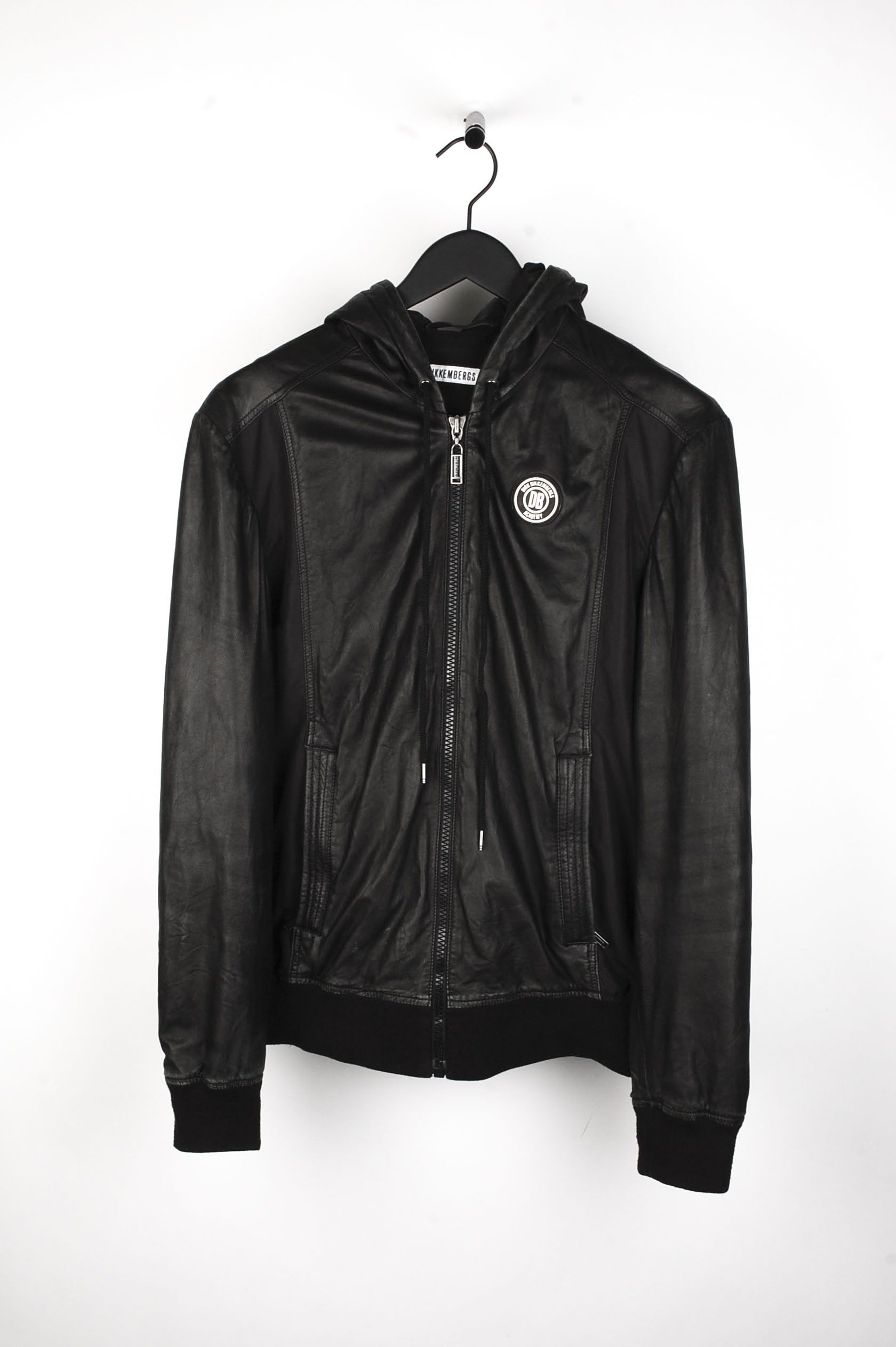 Original Dirk Bikkembergs Men Leather Jacket size 50IT(M)