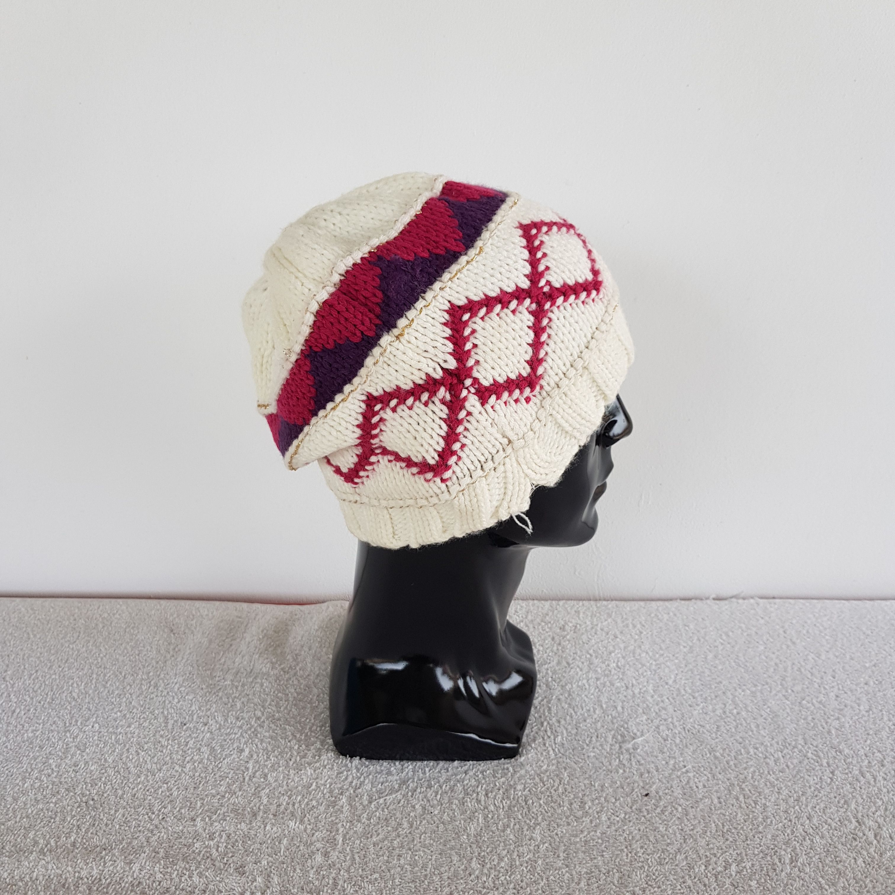Japanese Brand × Vintage Japanese Beanie Snow Cap Crochet Knitted Hats - AC10688. Size ONE SIZE - 3 Thumbnail