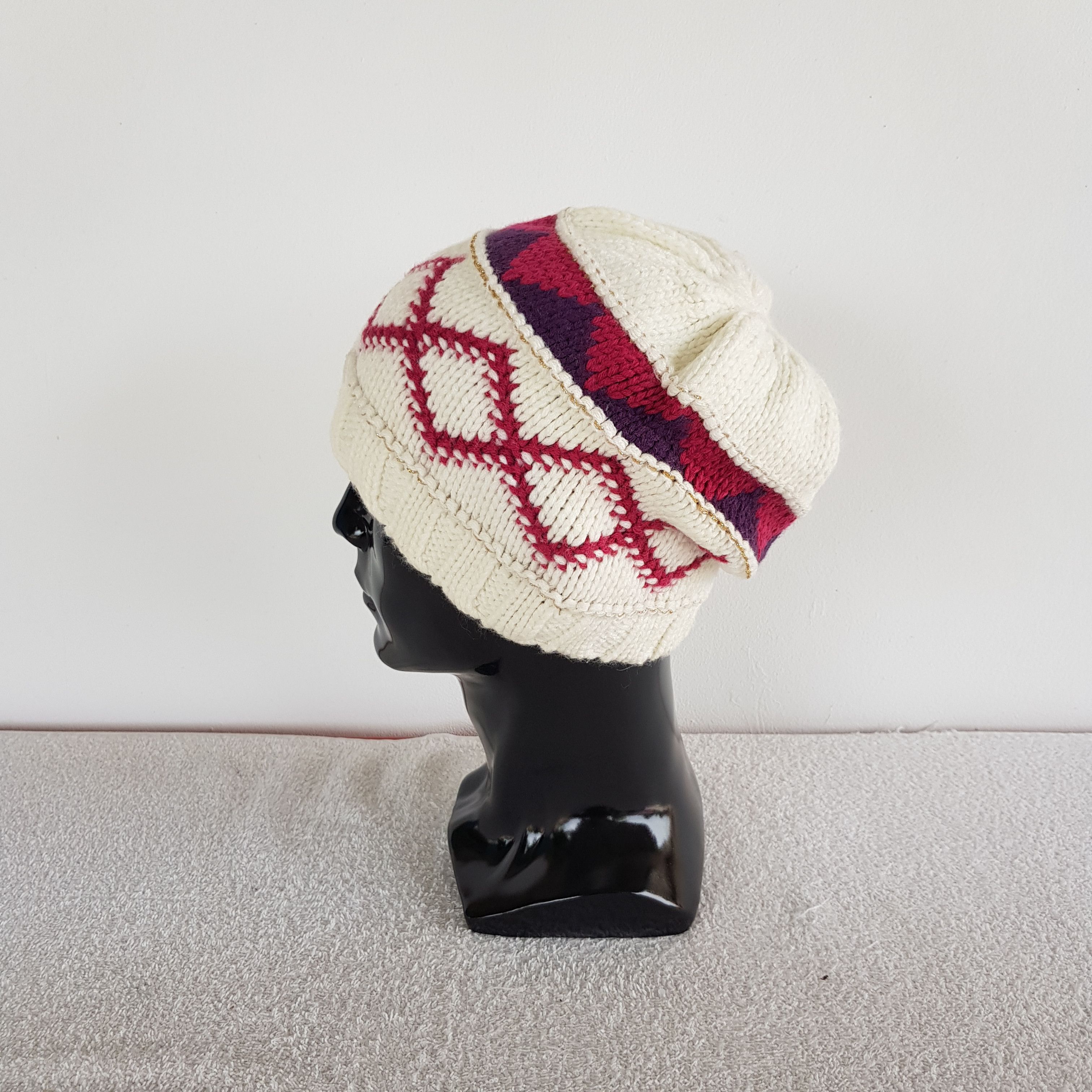 Japanese Brand × Vintage Japanese Beanie Snow Cap Crochet Knitted Hats - AC10688. Size ONE SIZE - 4 Thumbnail