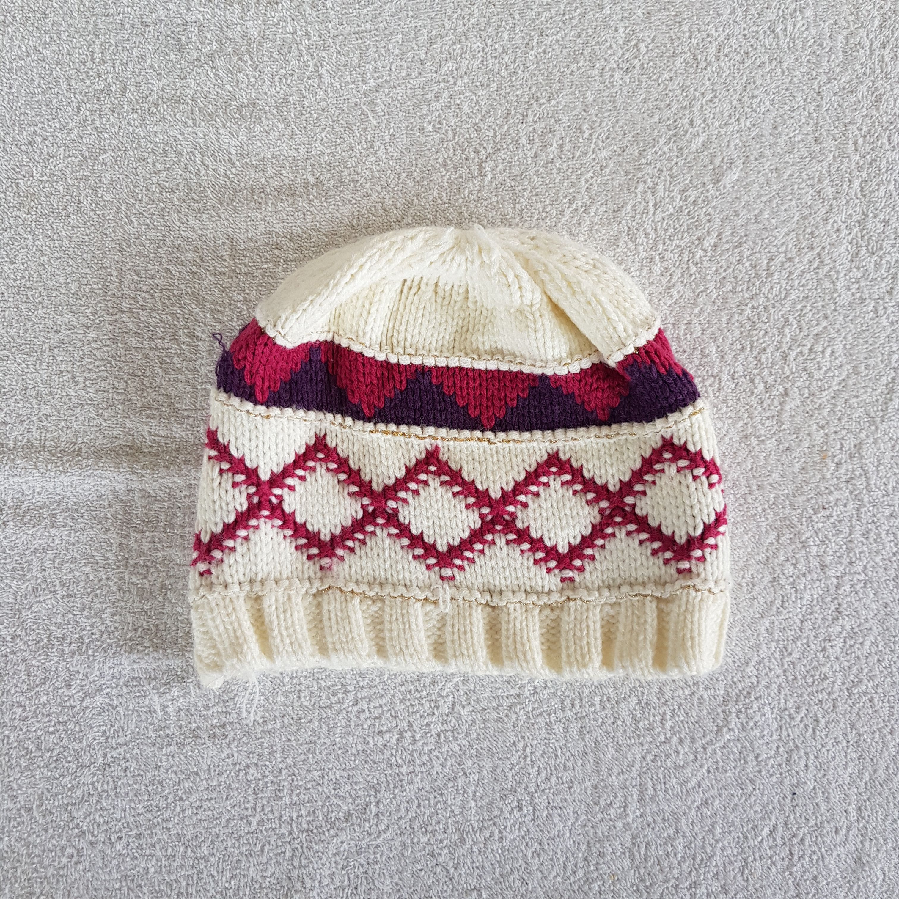 Japanese Brand × Vintage Japanese Beanie Snow Cap Crochet Knitted Hats - AC10688. Size ONE SIZE - 5 Thumbnail