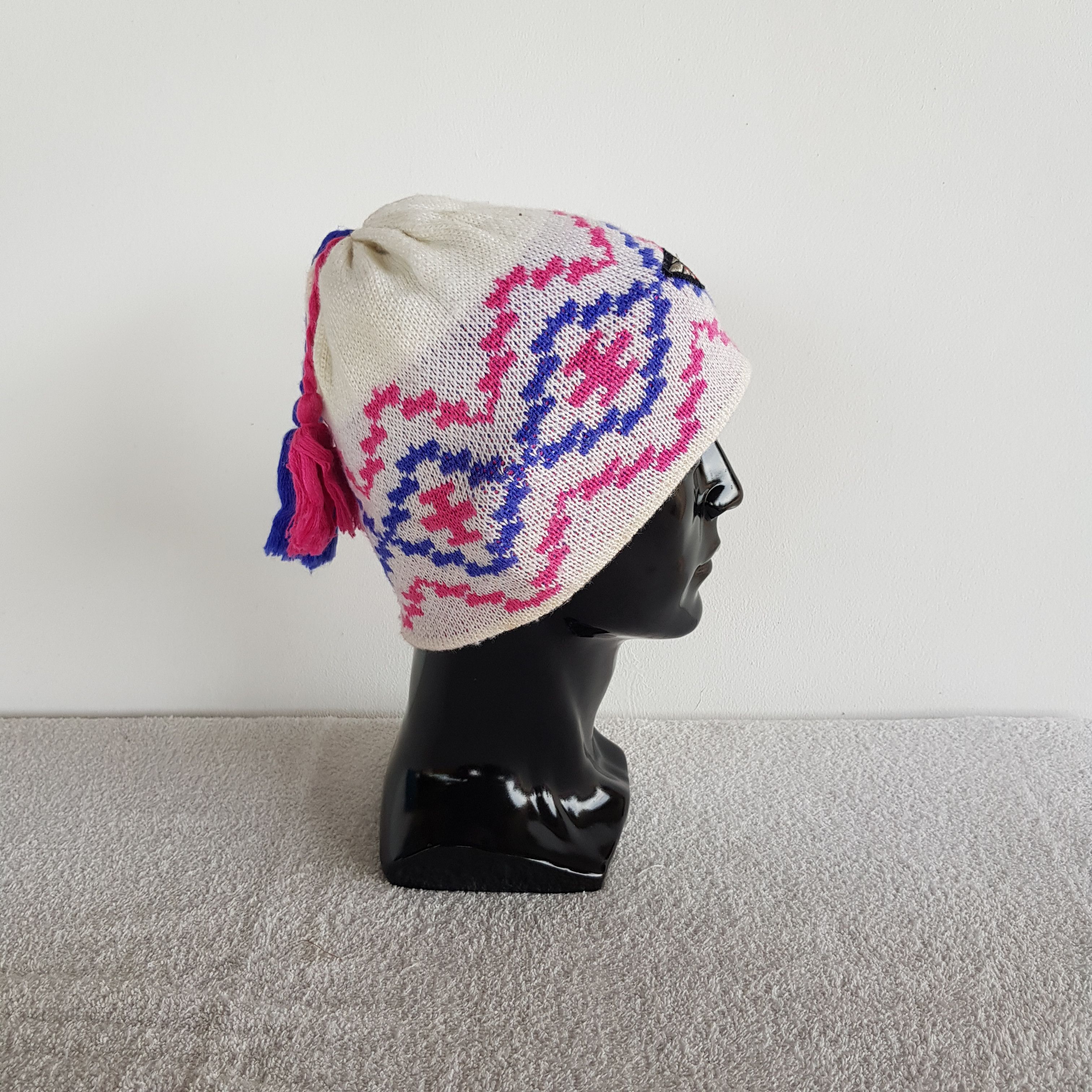 Descente × Vintage Vintage Decente Beanie Snow Cap Japanese Hats - AC10696. Size ONE SIZE - 3 Thumbnail