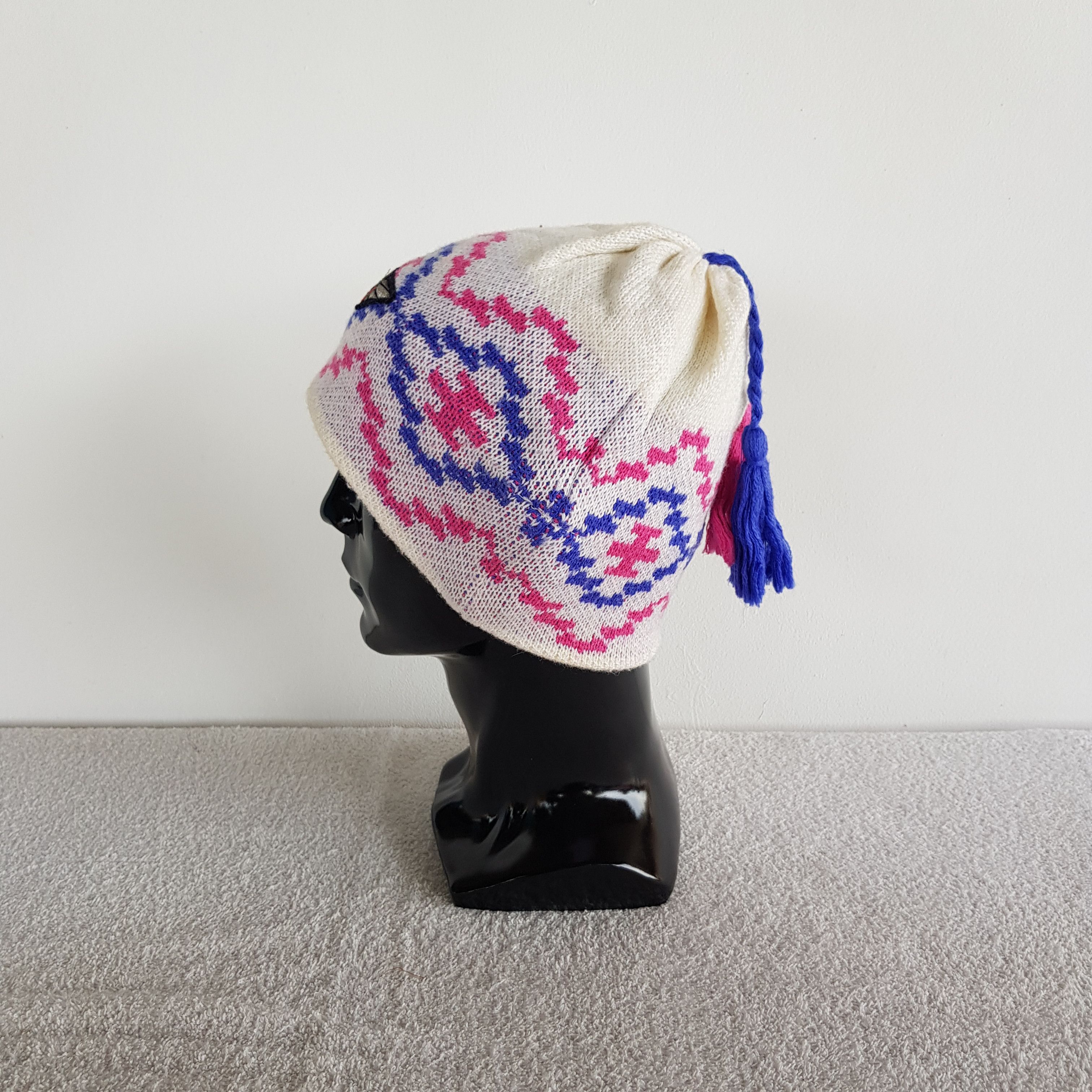 Descente × Vintage Vintage Decente Beanie Snow Cap Japanese Hats - AC10696. Size ONE SIZE - 4 Thumbnail