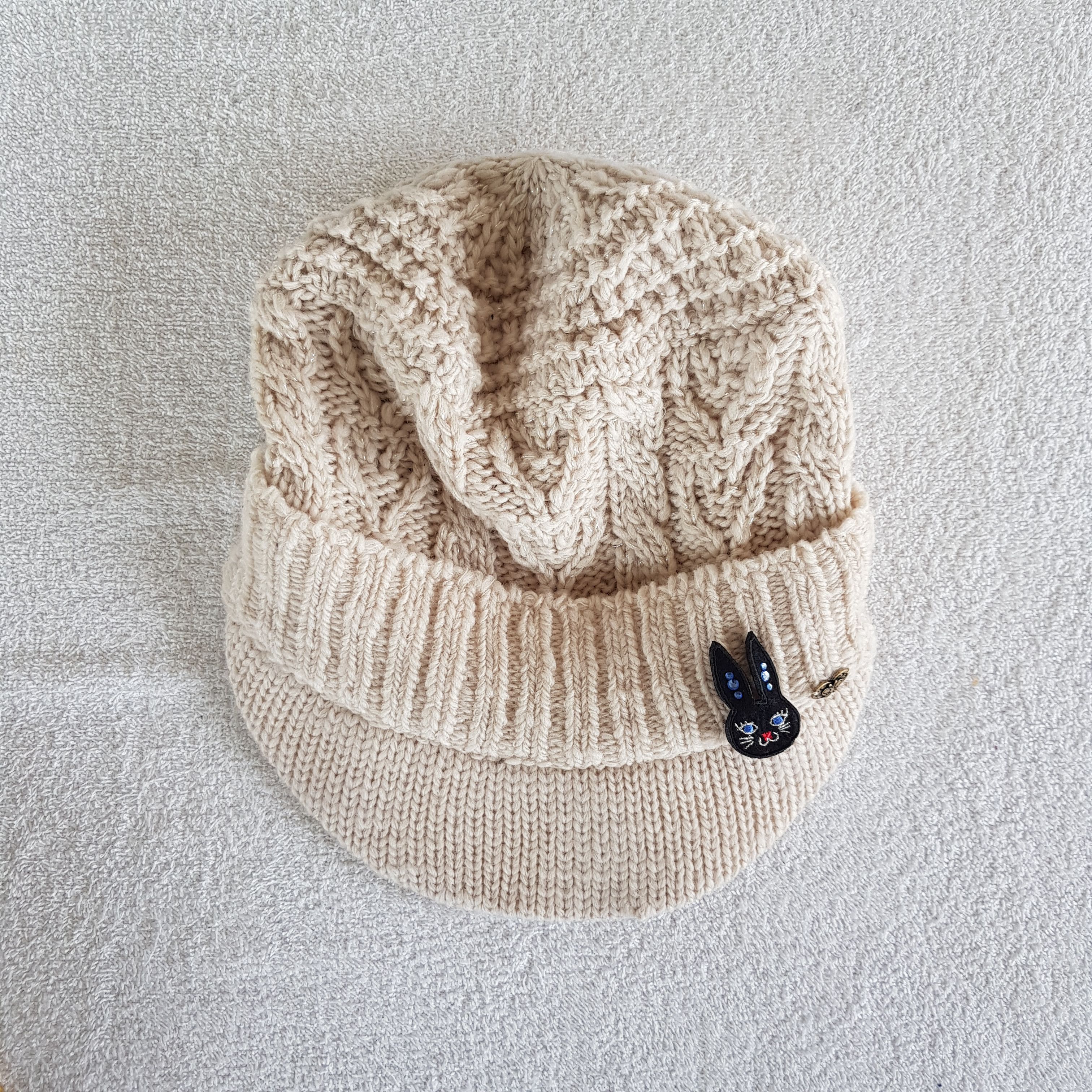 Japanese Brand × Vintage Japanese Knitted Crochet Beanie Snow Cap Japanese Hats Size ONE SIZE - 5 Thumbnail