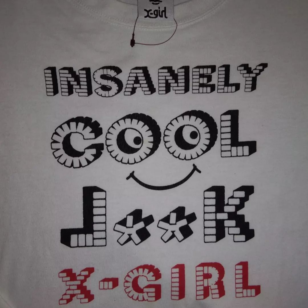 Japanese Brand X-Girl women tshirt Made in Japan Kim Gordon Sonic Youth Size ONE SIZE - 1 Thumbnail