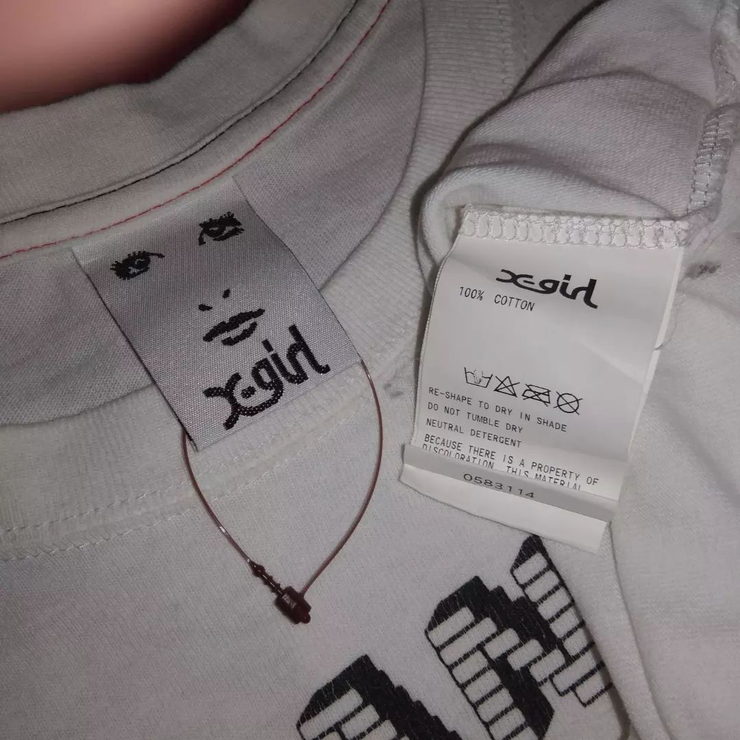 Japanese Brand X-Girl women tshirt Made in Japan Kim Gordon Sonic Youth Size ONE SIZE - 3 Thumbnail