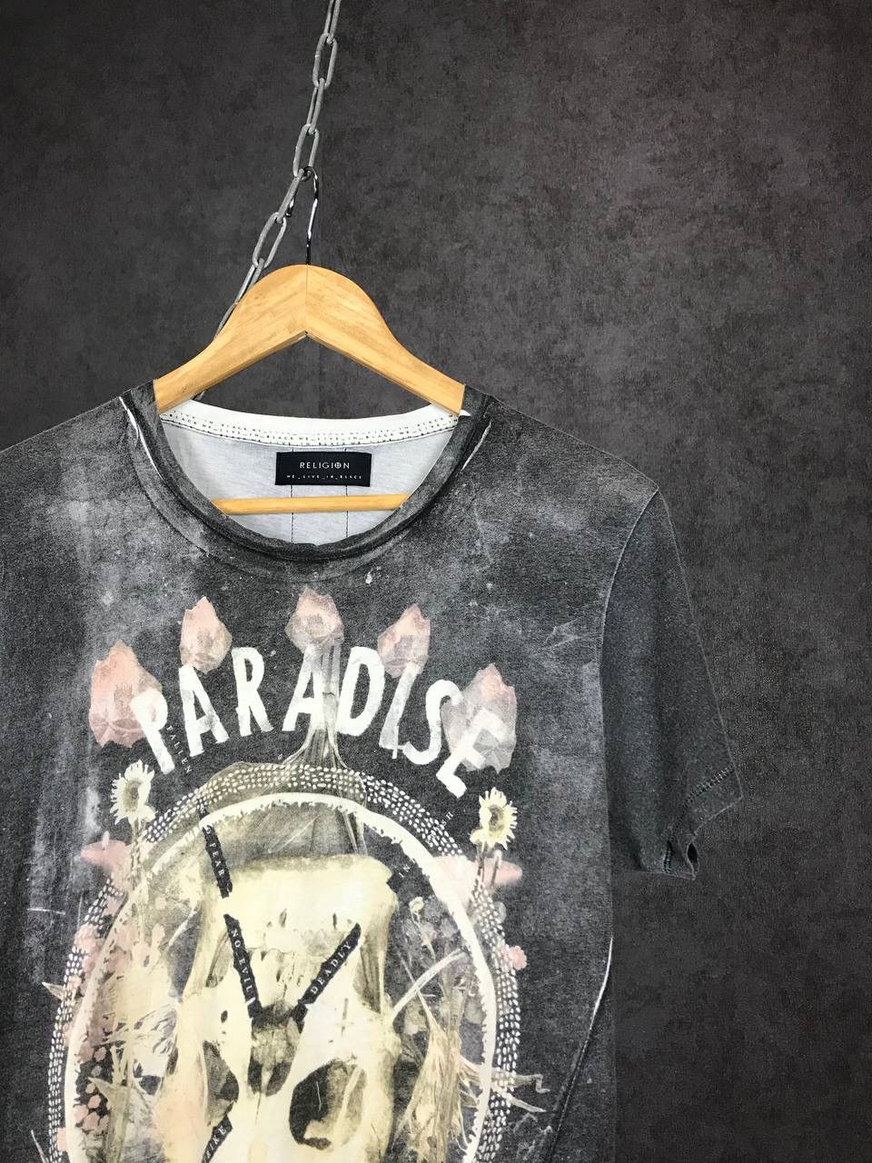 Other Religion Skulls overprinted streetwear tee Size US S / EU 44-46 / 1 - 2 Thumbnail
