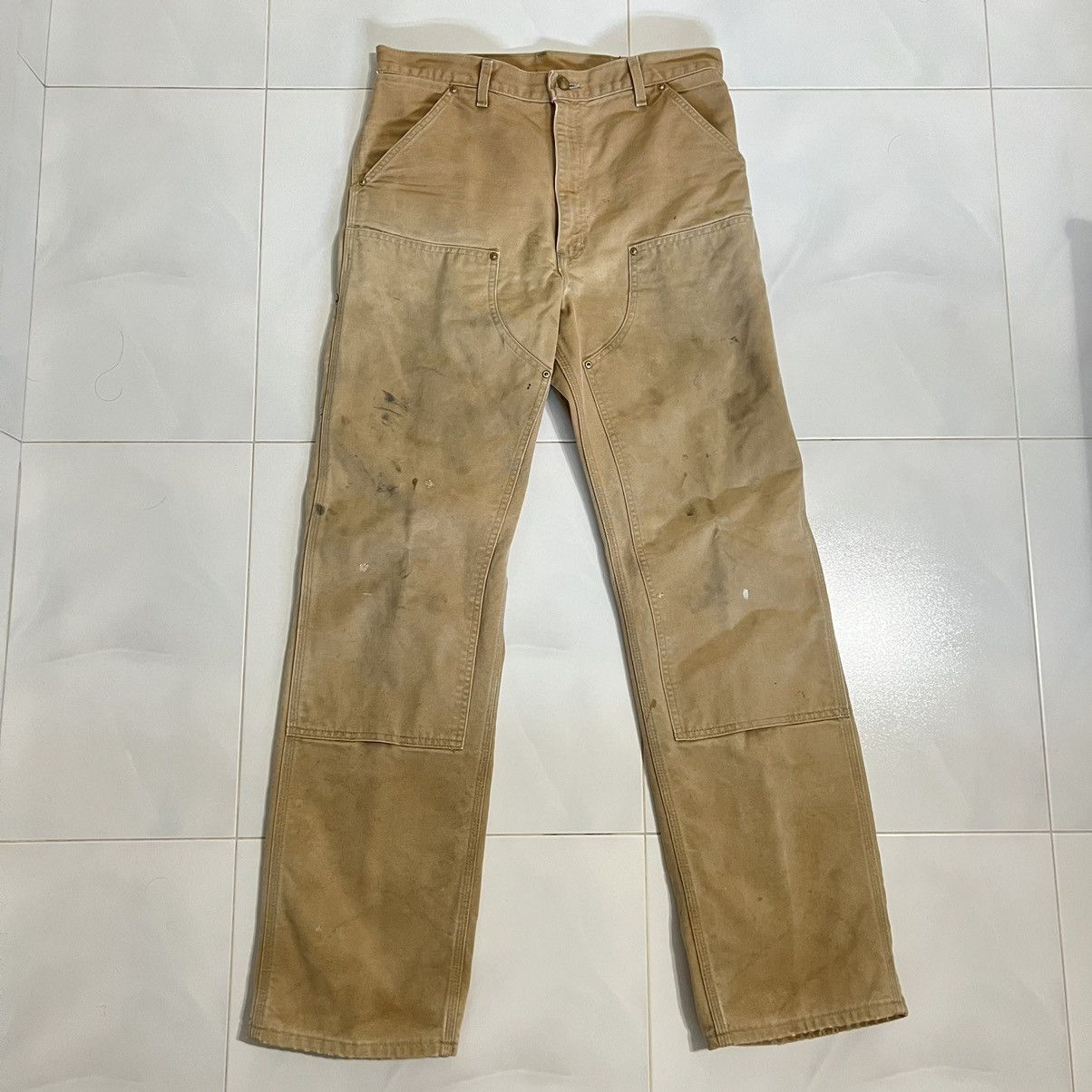 80s Carhartt Sunfaded Painter Pants - wisdom.sk 80s Carhartt