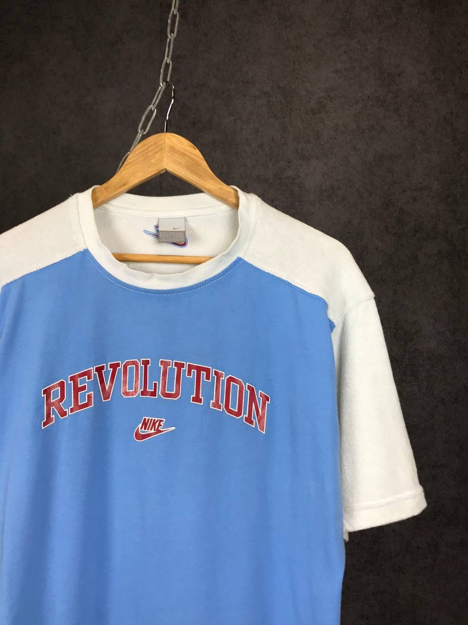 Vintage Nike swoosh streetwear vintage center logo tee Size US L / EU 52-54 / 3 - 2 Thumbnail