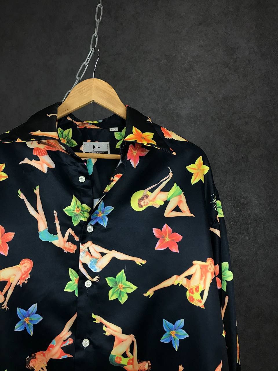 Designer × Peter Werth Peter Werth designer vintage crazy overprinted shirt Size US XL / EU 56 / 4 - 2 Thumbnail