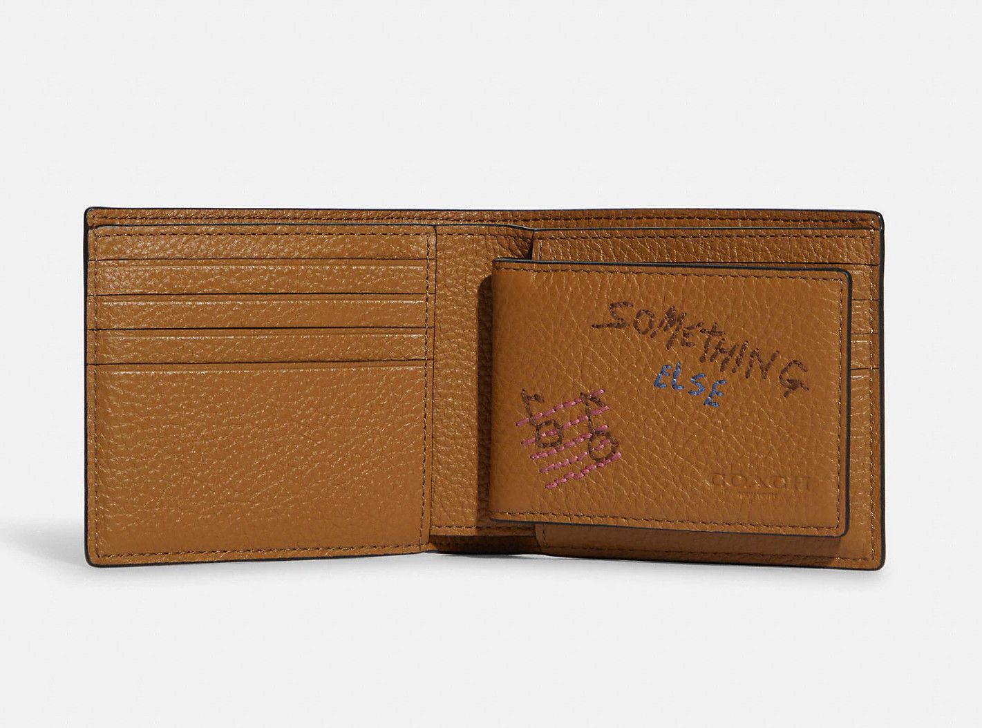 Store Coach Leather Wallet 2-In-1