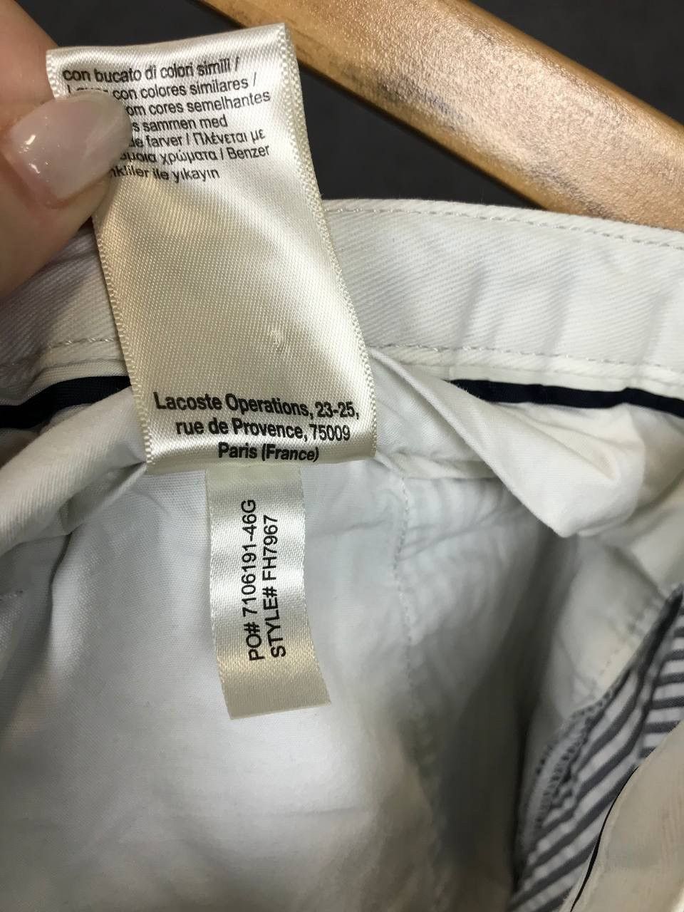 Lacoste Lacoste luxury streetwear shorts Size US 36 / EU 52 - 4 Thumbnail