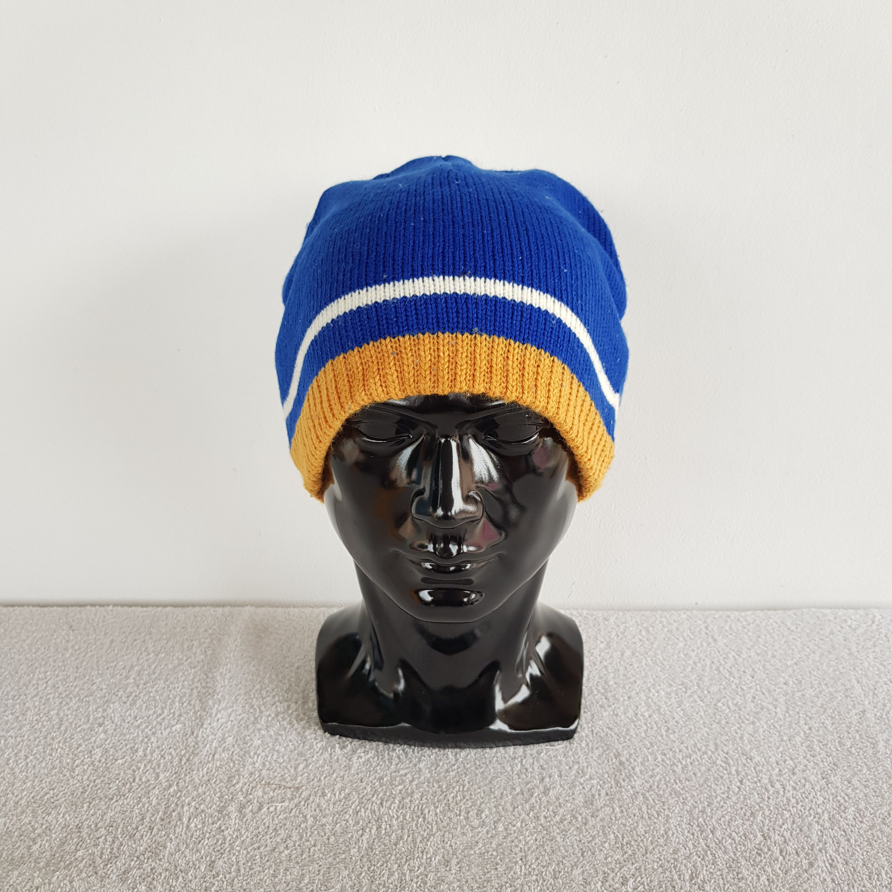 Japanese Brand × Vintage Vintage Japanese Beanie Snow Cap Knitted Crochet Hats Size ONE SIZE - 2 Thumbnail