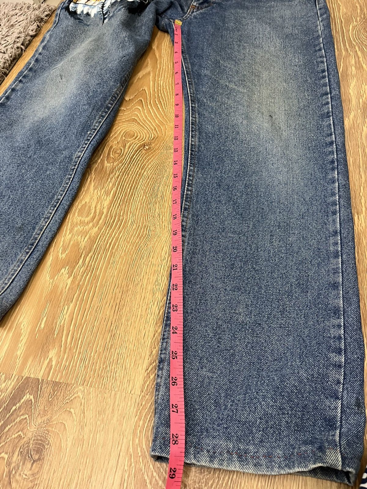 Japanese Brand × Vintage ⭐️ Painted Staring Design Denim💥 Schon Jeans Denim Size US 30 / EU 46 - 12 Thumbnail