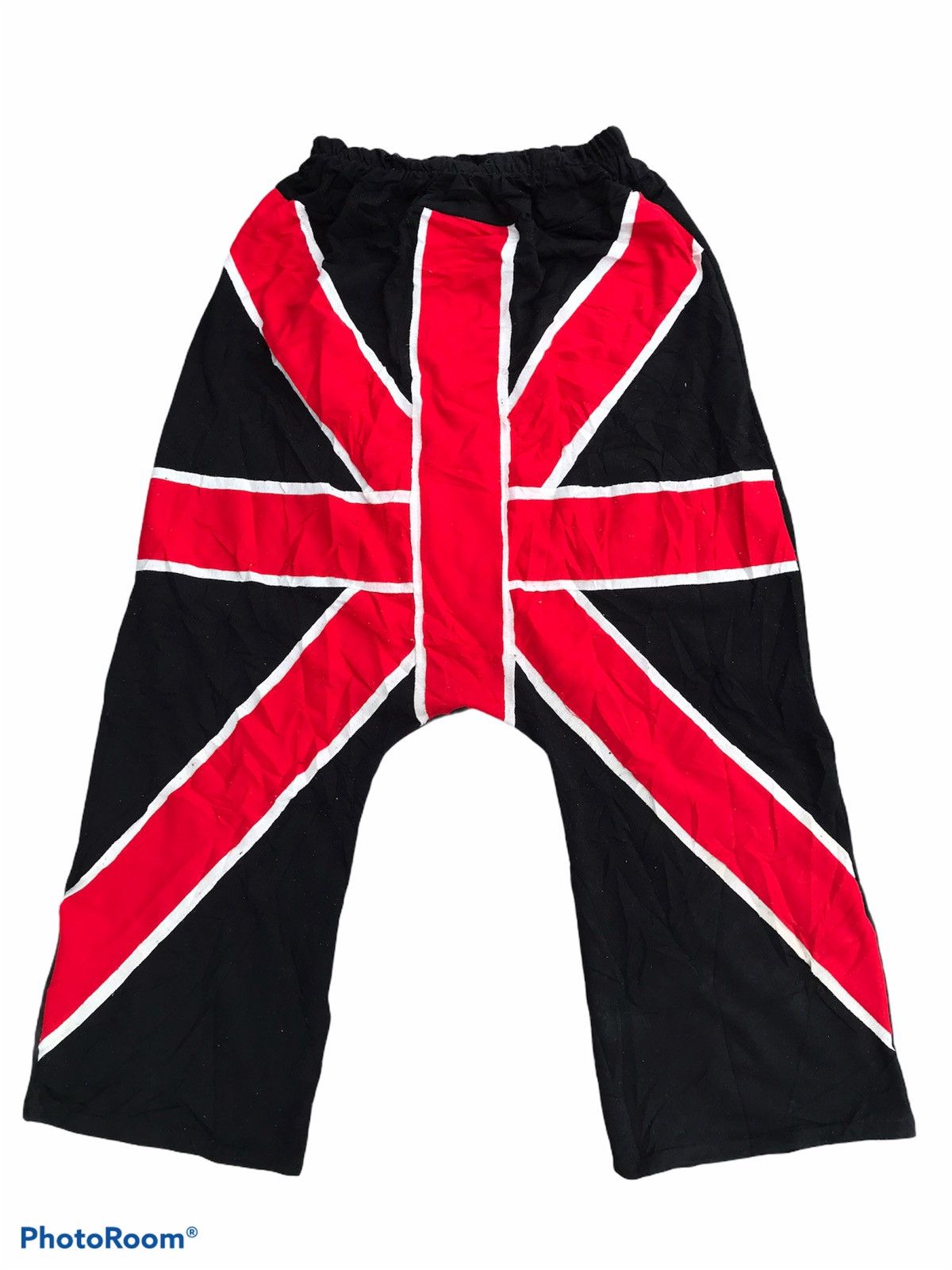 Japanese Brand AC/DC RAG Union Jack Flag Easy Wide Sarouel Pants | Grailed