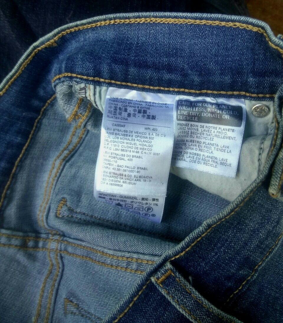 Levi's Womens LEVIS 712 Jeans Denim Slim Size 26 Size 26" / US 2 / IT 38 - 7 Thumbnail