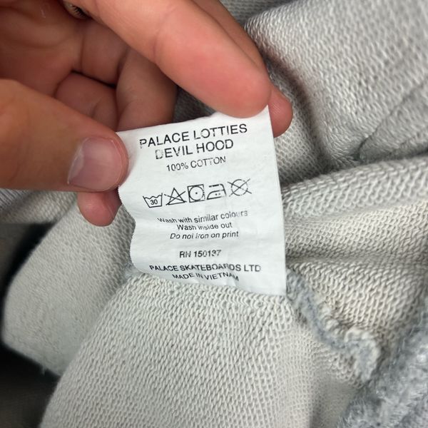 Palace Authentic Palace Lotties Devil Embroidered Hoodie | Grailed