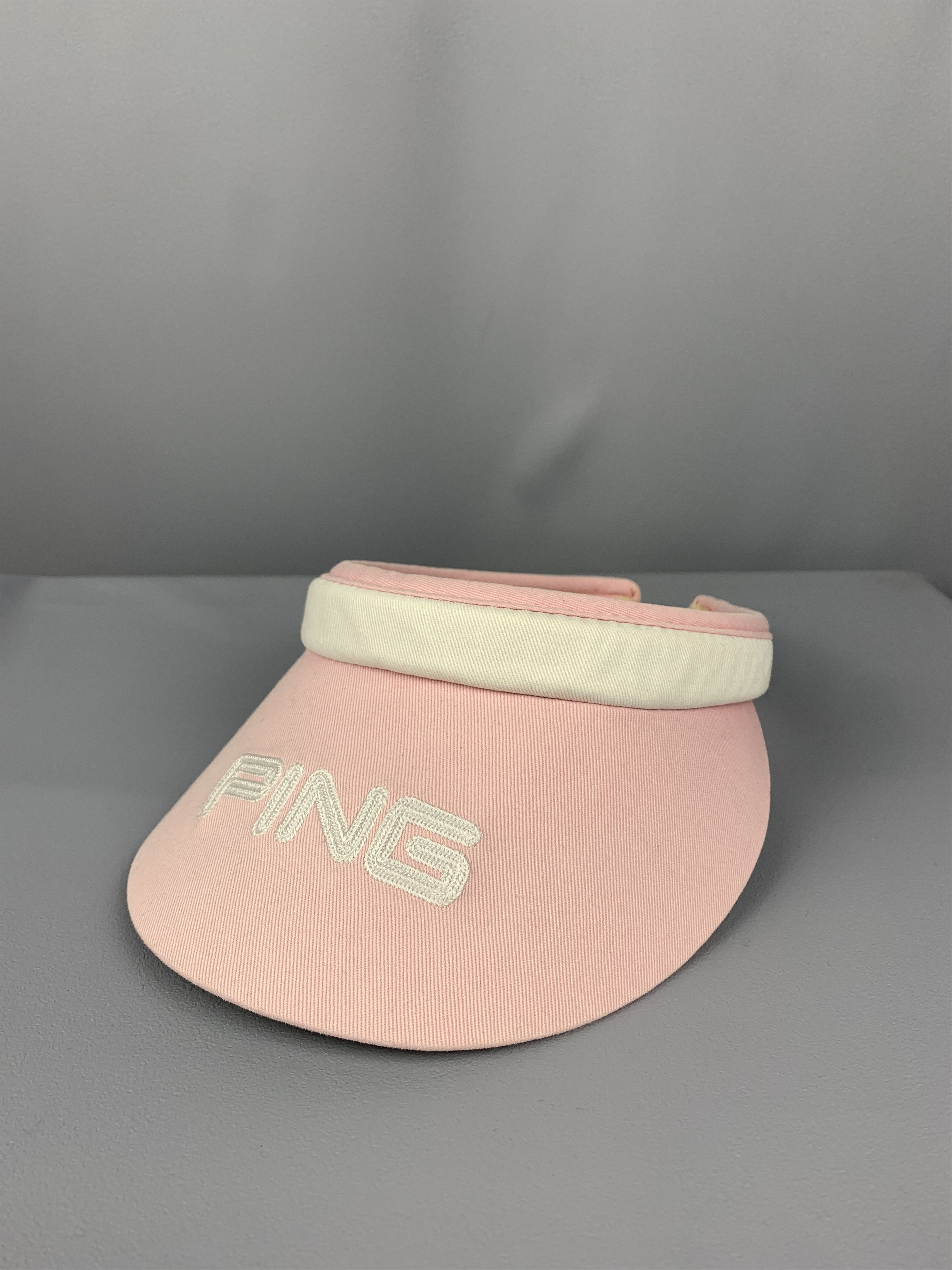 Visière De Golf PING Blanche Et Rouge - Réglable - Homme/Femme