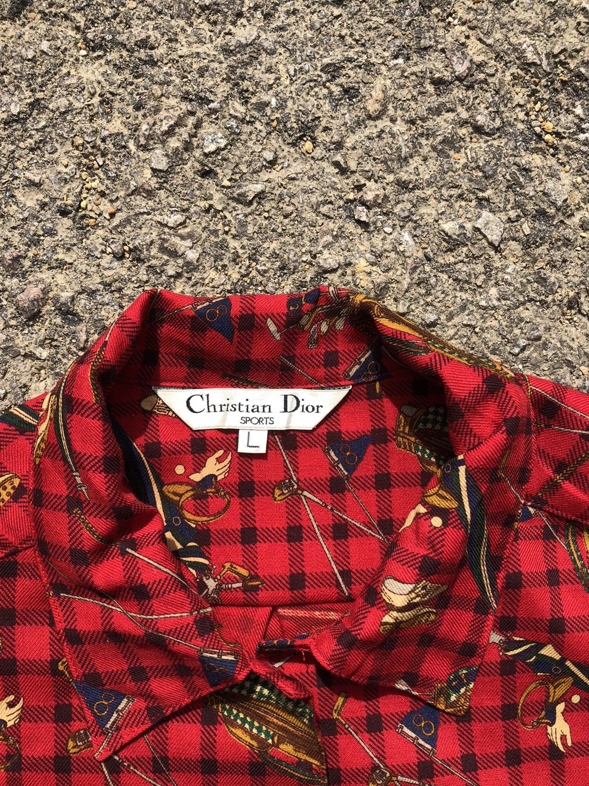 Christian Dior Monsieur × Vintage Vintage Christian Dior sports full print Size L / US 10 / IT 46 - 4 Thumbnail