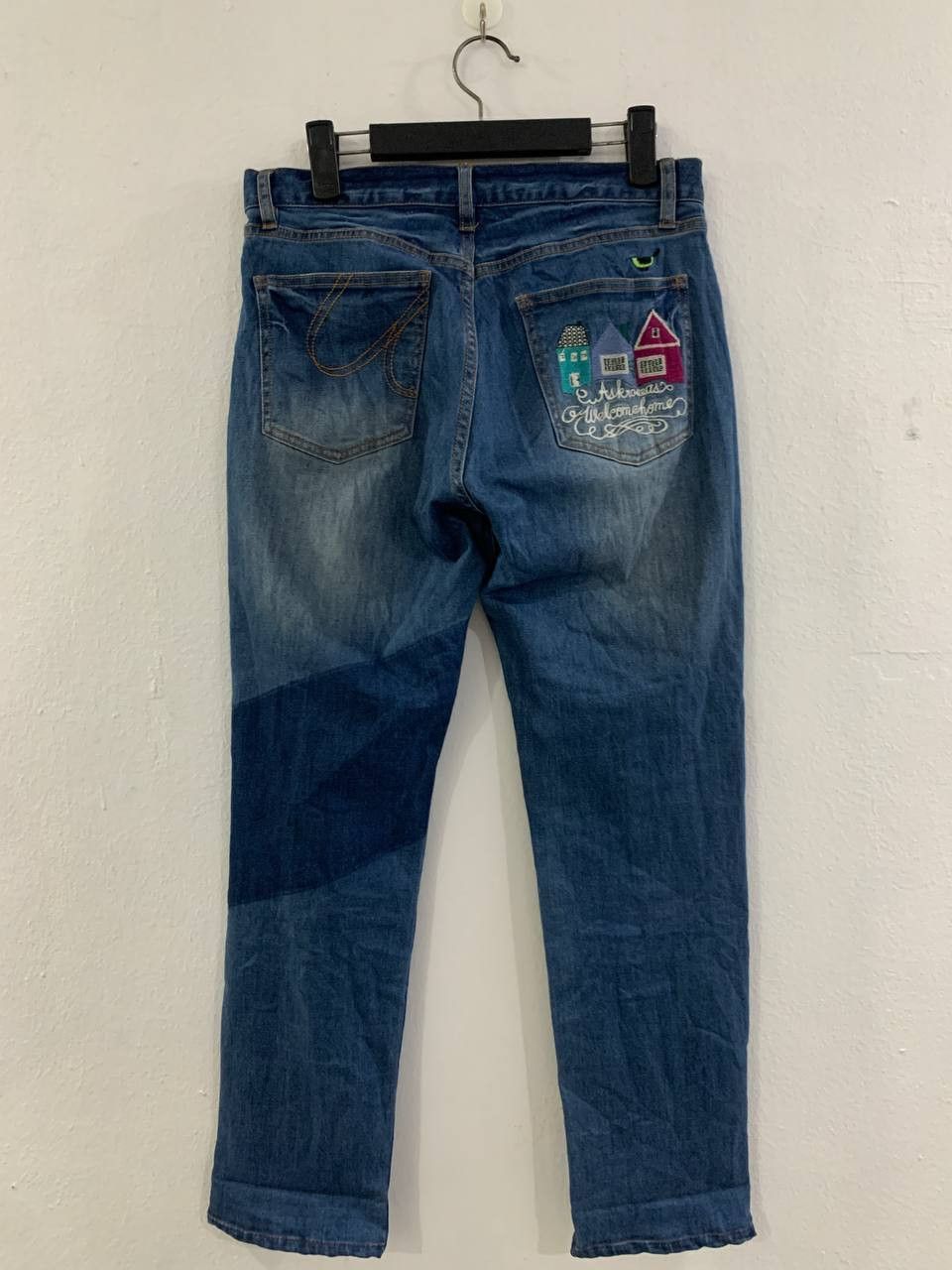 Japanese Brand Vintage Patchwork Custom Sashiko Boro Japan Jeans Size US 32 / EU 48 - 5 Thumbnail