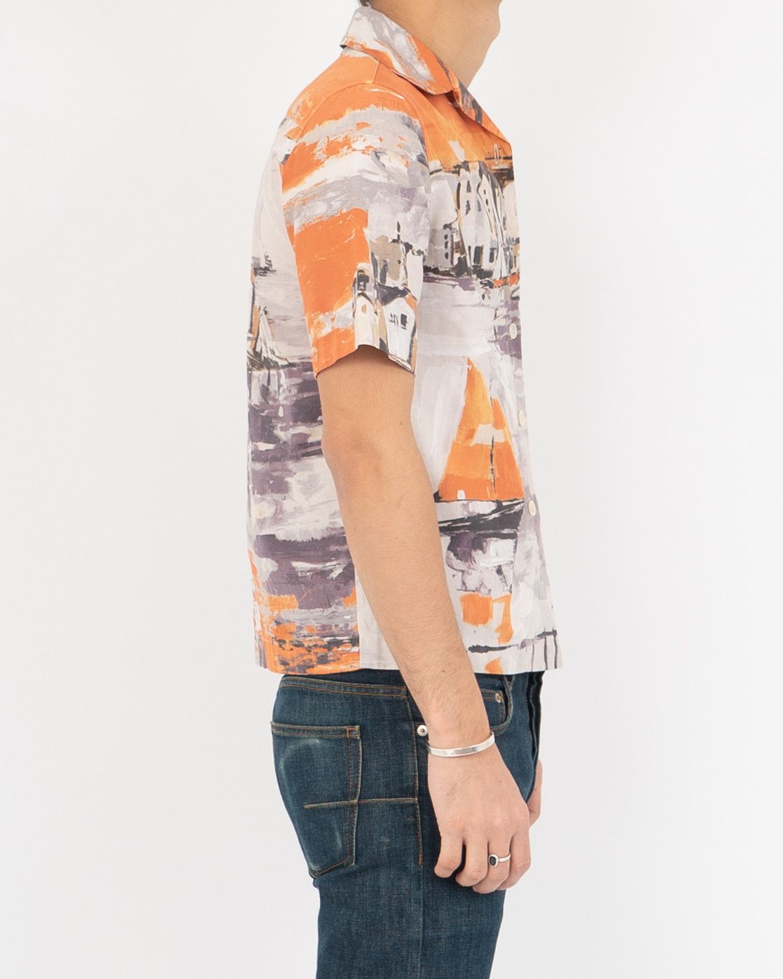 Prada FW17 City Print Bowling Shirt Size US S / EU 44-46 / 1 - 3 Thumbnail