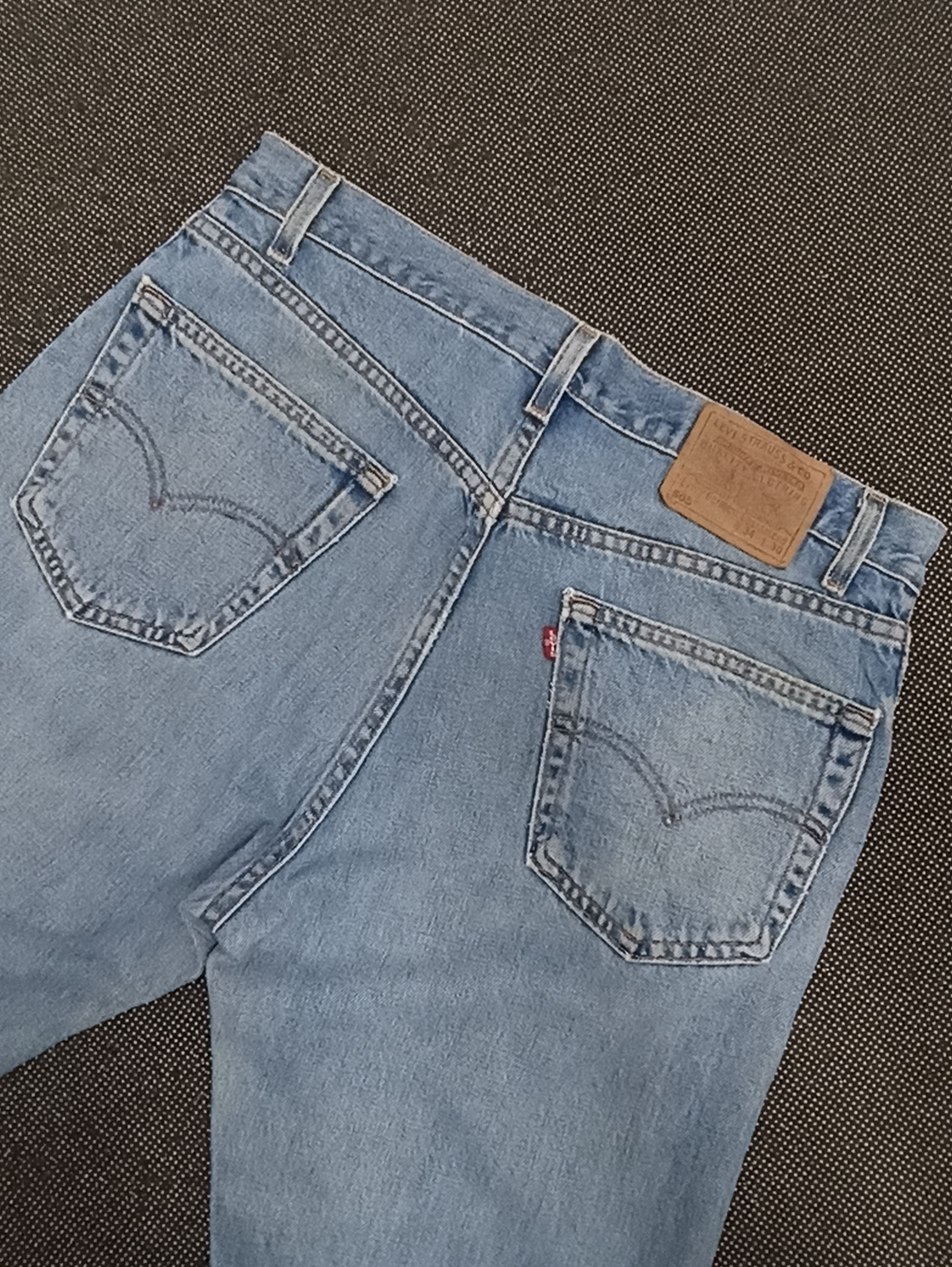 Jean × Levi's × Vintage VINTAGE LEVIS 505 BLUE WASH JEANS -J326 Size US 36 / EU 52 - 8 Thumbnail