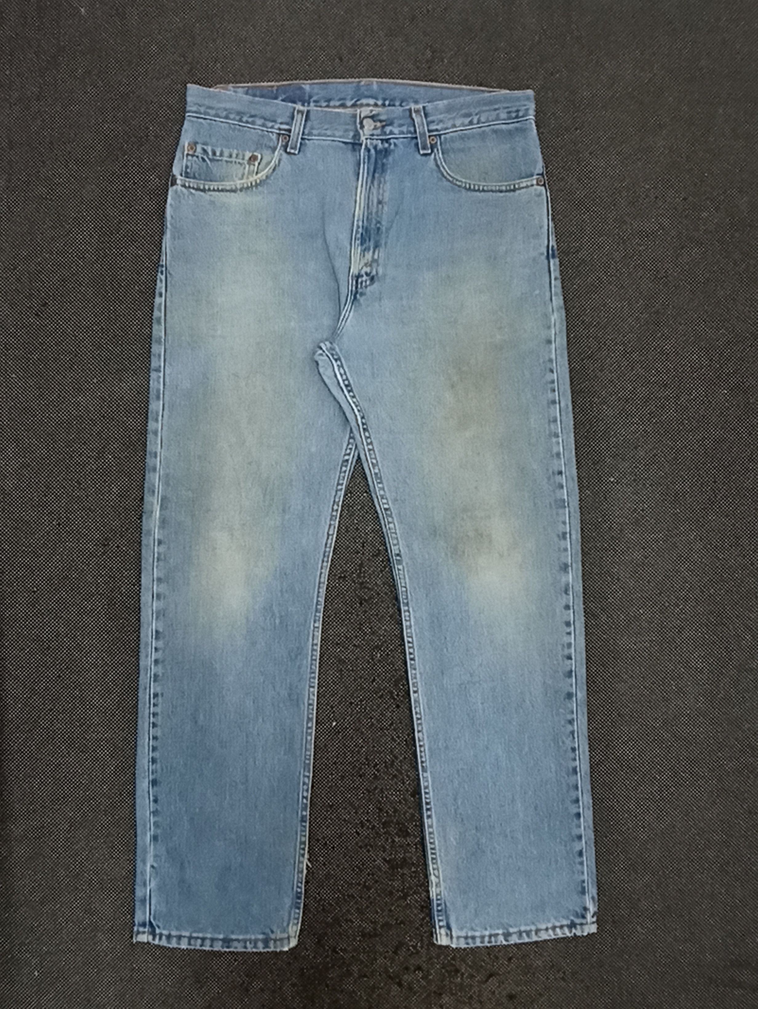 Jean × Levi's × Vintage VINTAGE LEVIS 505 BLUE WASH JEANS -J326 Size US 36 / EU 52 - 1 Thumbnail