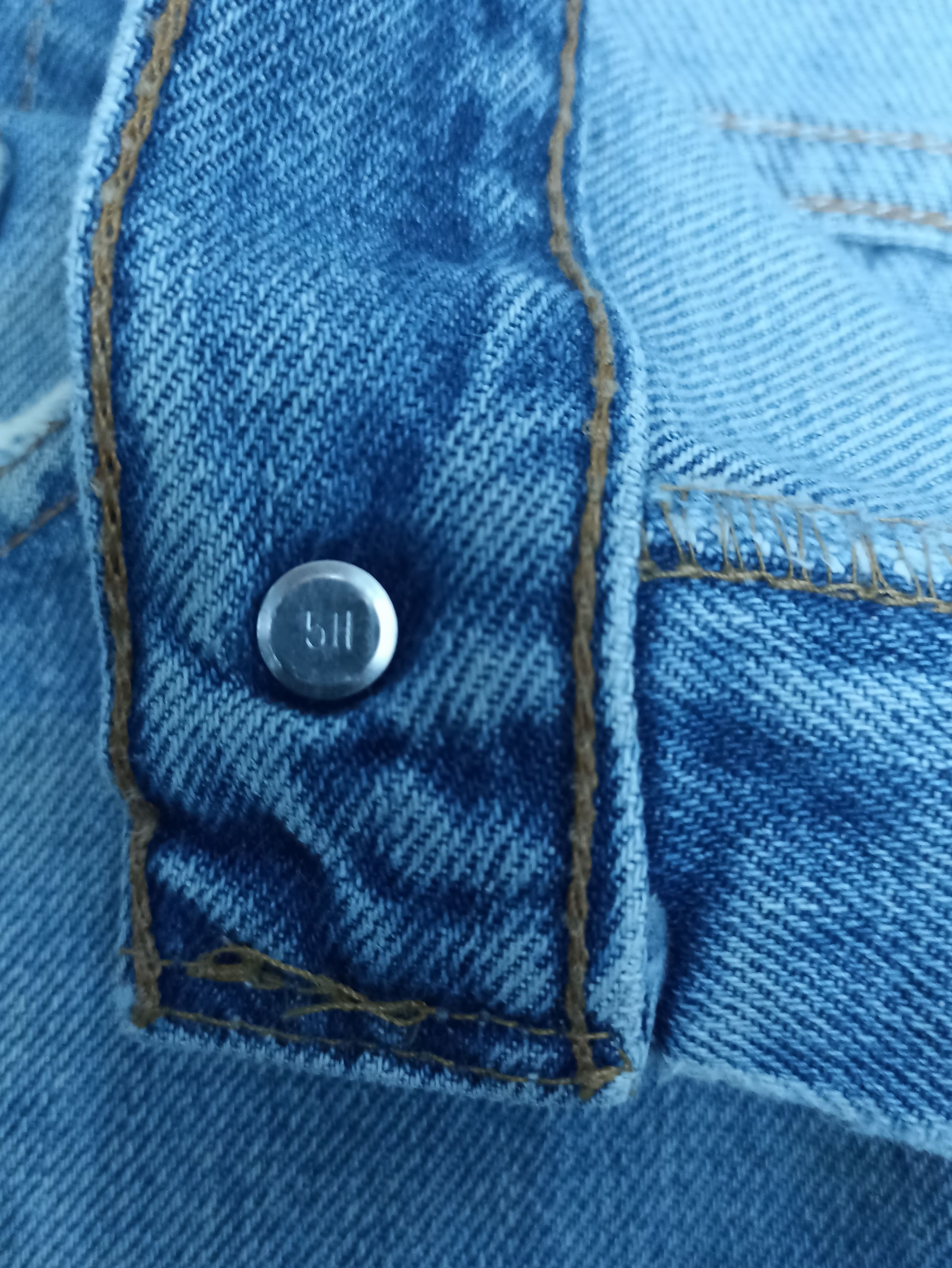 Jean × Levi's × Vintage VINTAGE LEVIS 505 BLUE WASH JEANS -J326 Size US 36 / EU 52 - 4 Thumbnail