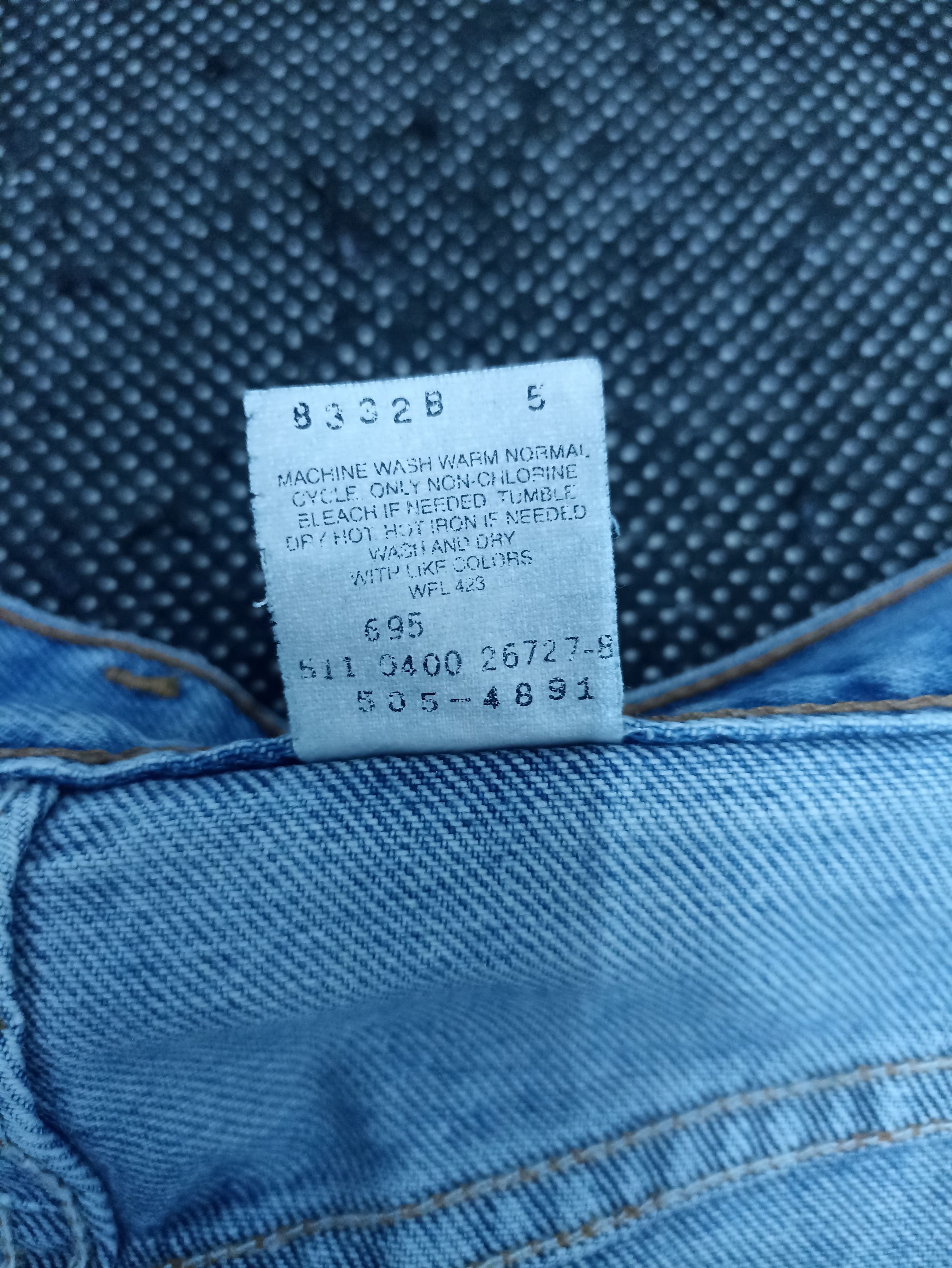Jean × Levi's × Vintage VINTAGE LEVIS 505 BLUE WASH JEANS -J326 Size US 36 / EU 52 - 5 Thumbnail