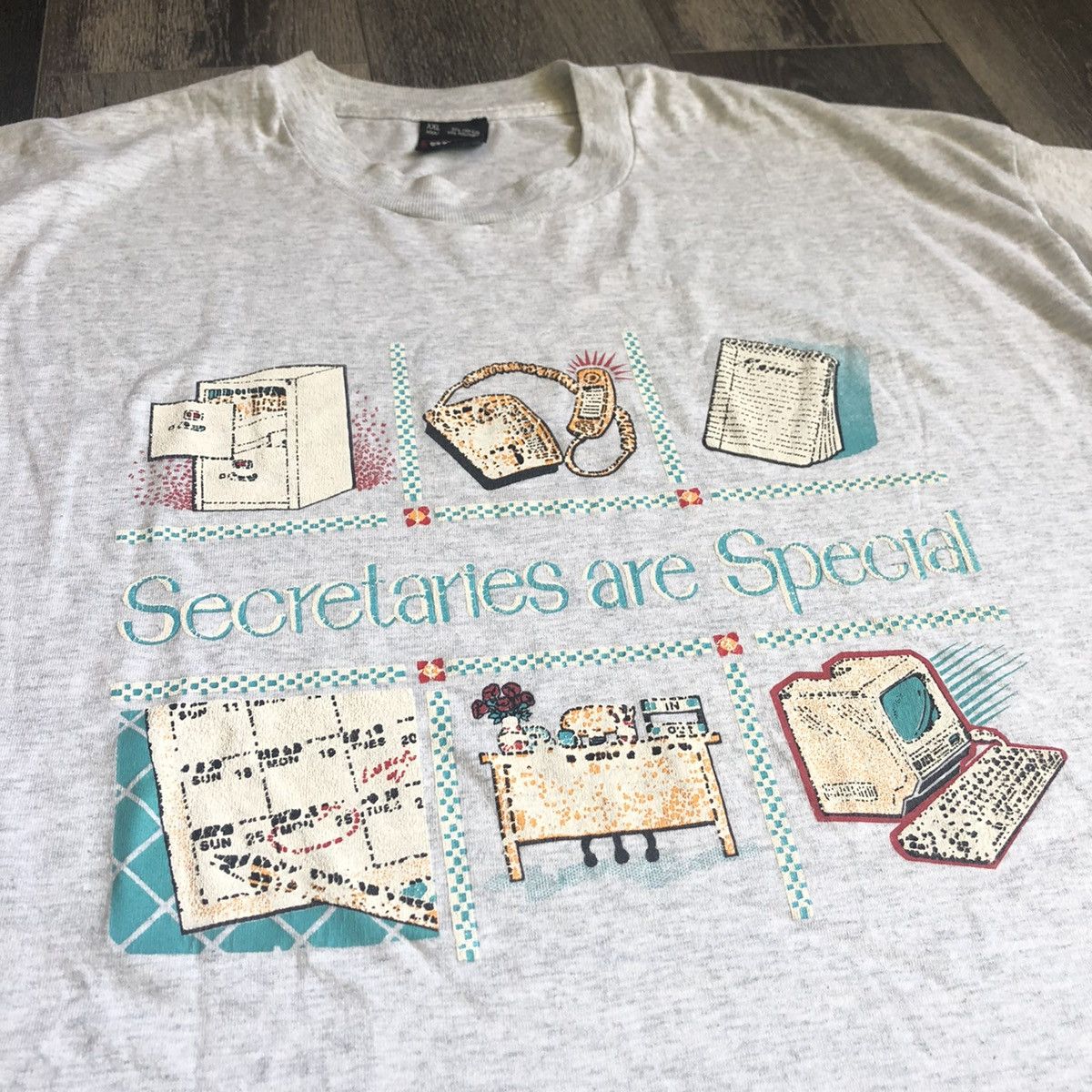 Vintage Vintage 90s Secretaries Are Special Office Work Graphic Tee ...