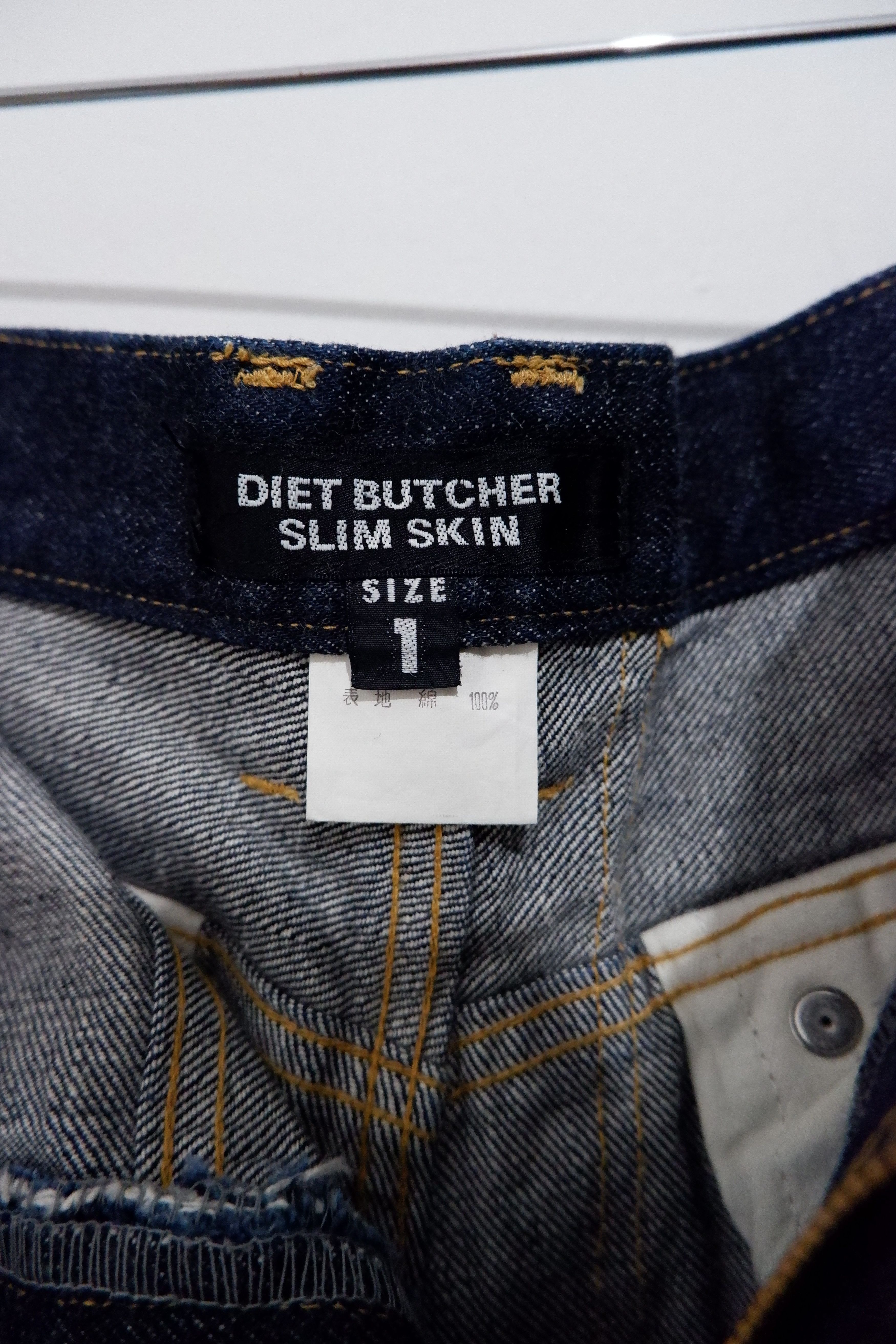 Diet Butcher Slim Skin Vintage Diet Butcher Slim Skin Front Back Selvedge Denim Size US 28 / EU 44 - 5 Thumbnail