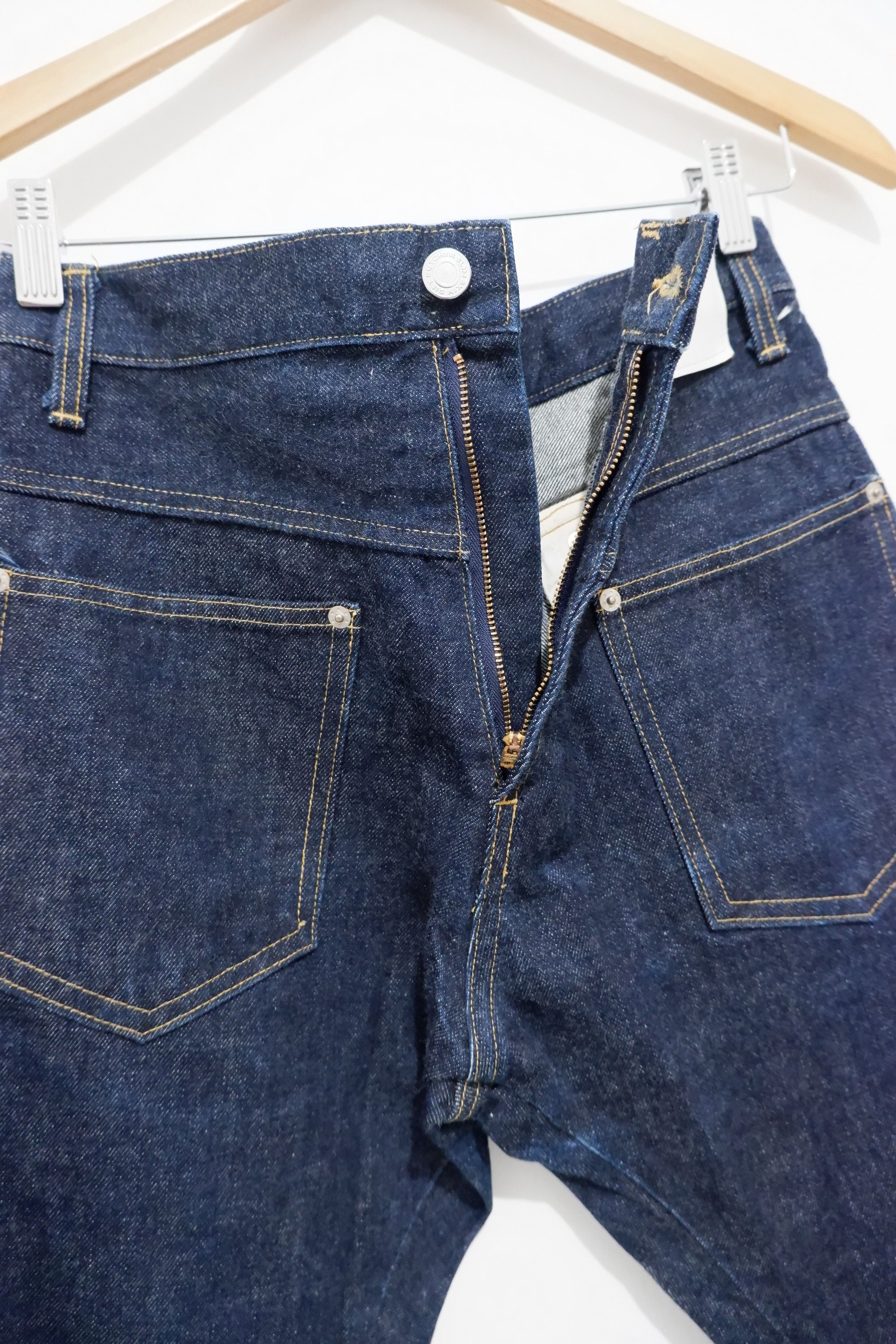 Diet Butcher Slim Skin Vintage Diet Butcher Slim Skin Front Back Selvedge Denim Size US 28 / EU 44 - 4 Thumbnail