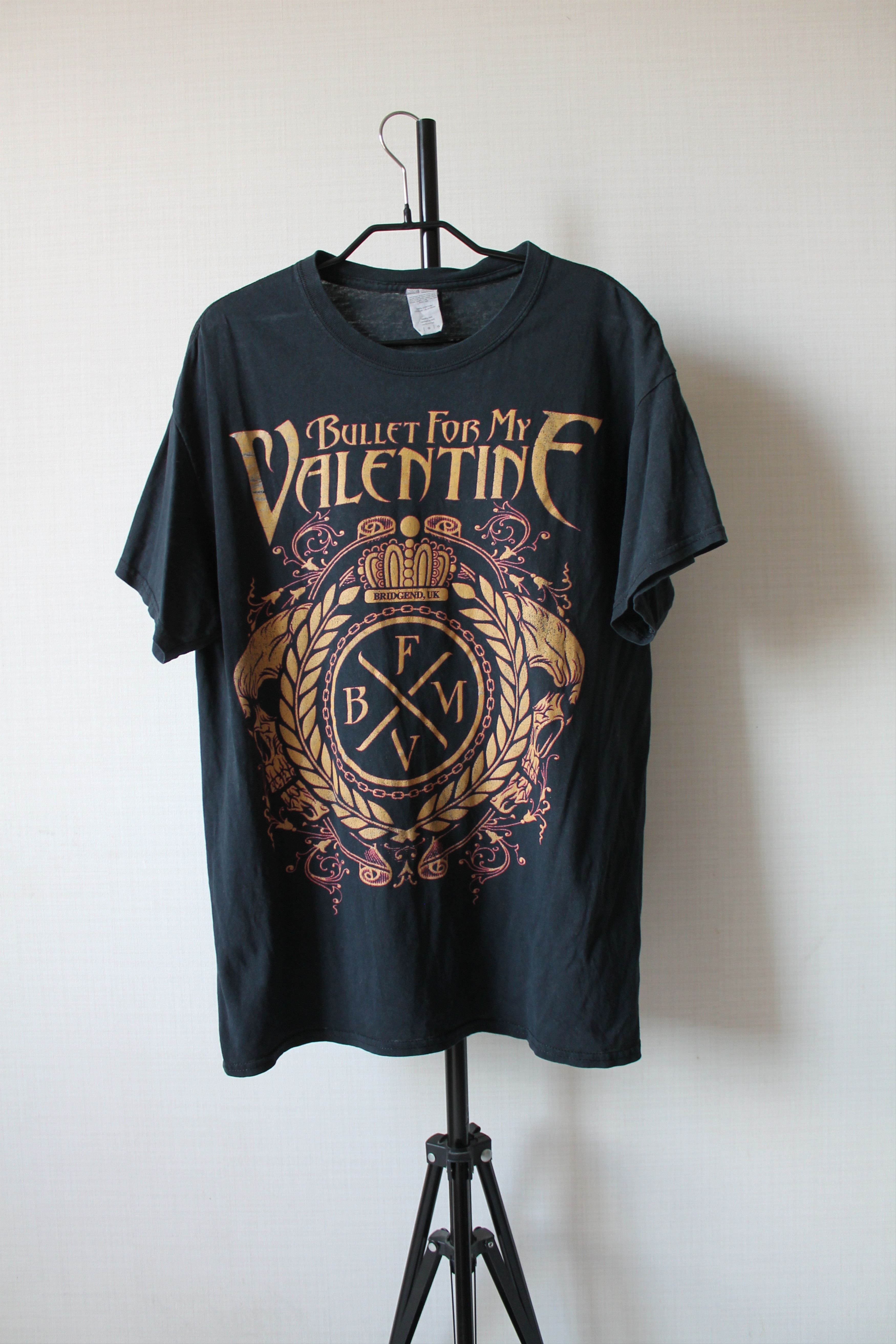 Vintage Bullet for My Valentine Band Tee T Shirt Rock TRASHED Size US L / EU 52-54 / 3 - 2 Thumbnail