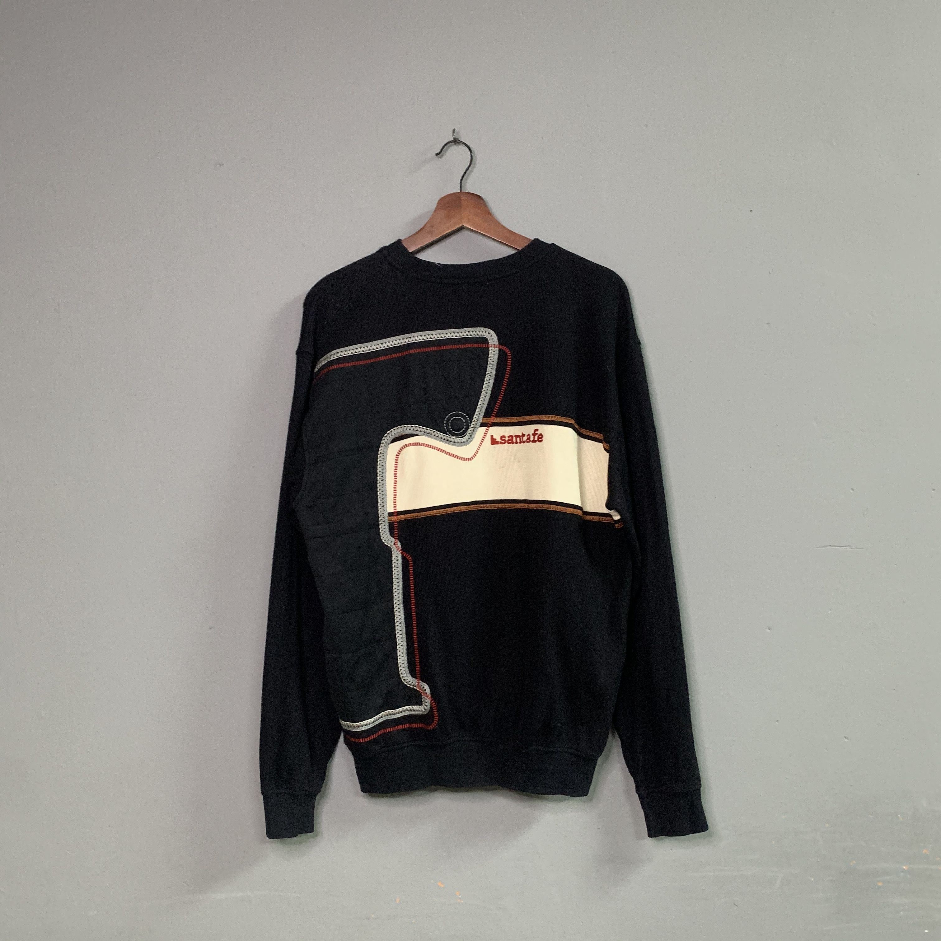 Japanese Brand Vintage Santa Fe Embroidery Crewneck Sweater Sweatshirt Size US M / EU 48-50 / 2 - 1 Thumbnail