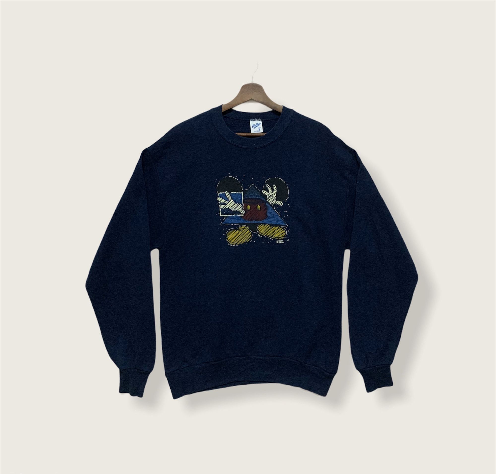 Velva Sheen Vintage 90s Mickey Mouse Disney Movie Sweater Sweatshirt Size US M / EU 48-50 / 2 - 1 Thumbnail
