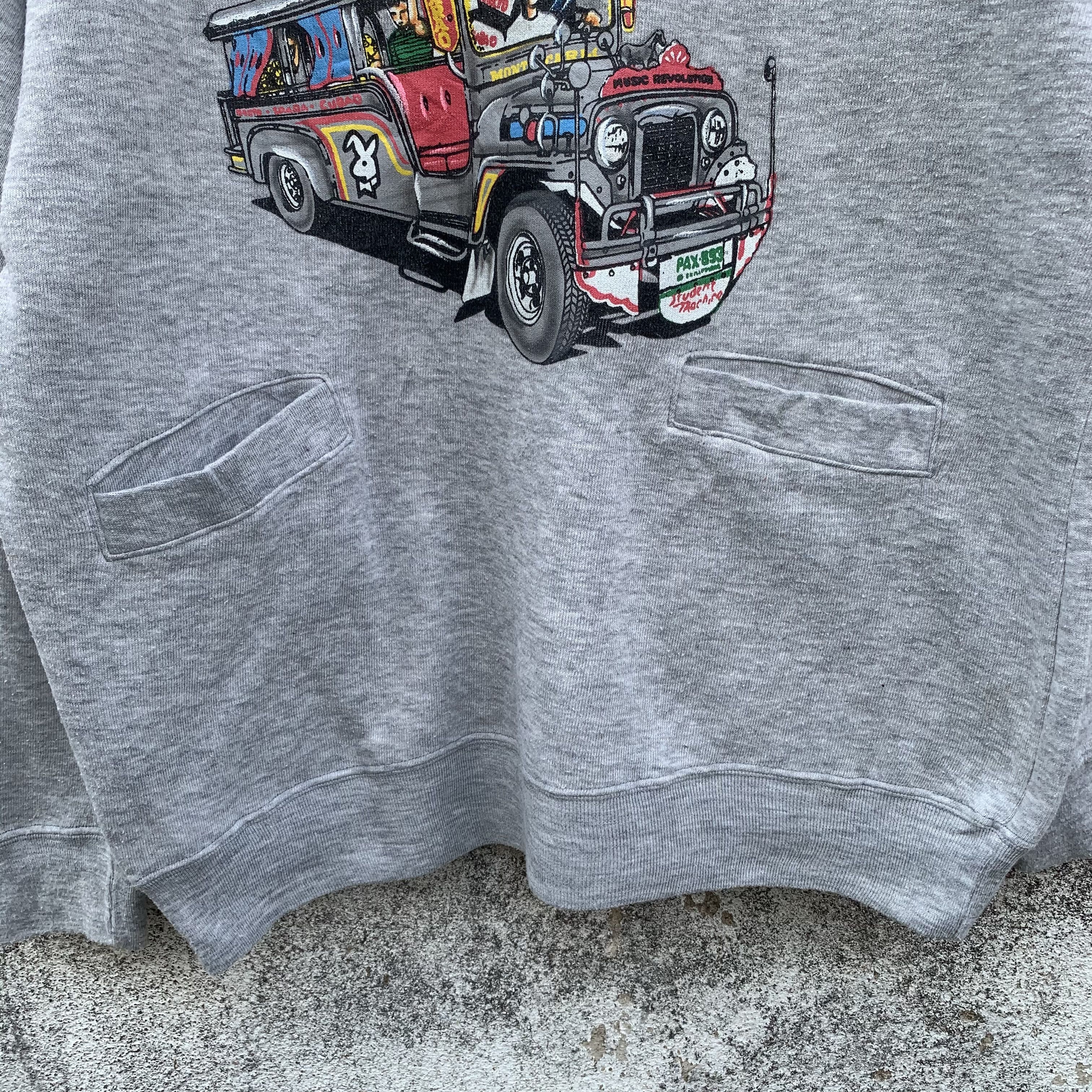 Vintage Vintage Jeepneys Crewneck Pullover Sweatshirts Nice Design Size US M / EU 48-50 / 2 - 3 Thumbnail