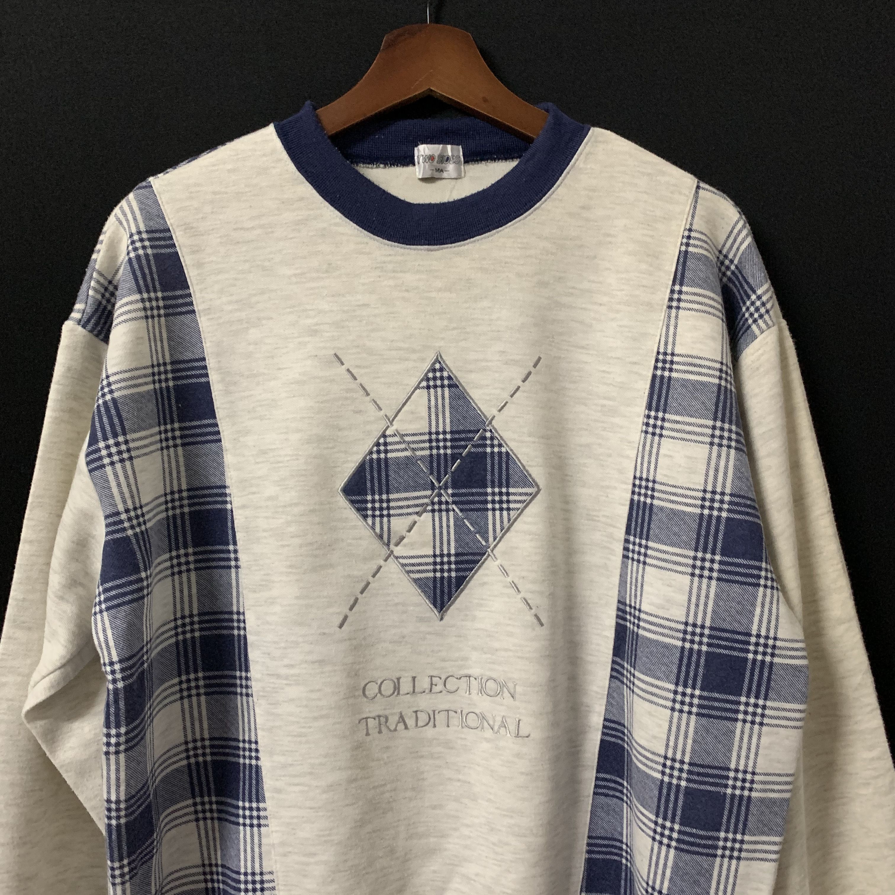 Japanese Brand Two Sides Brand Art Crewneck Sweater Large Size Size US L / EU 52-54 / 3 - 2 Thumbnail