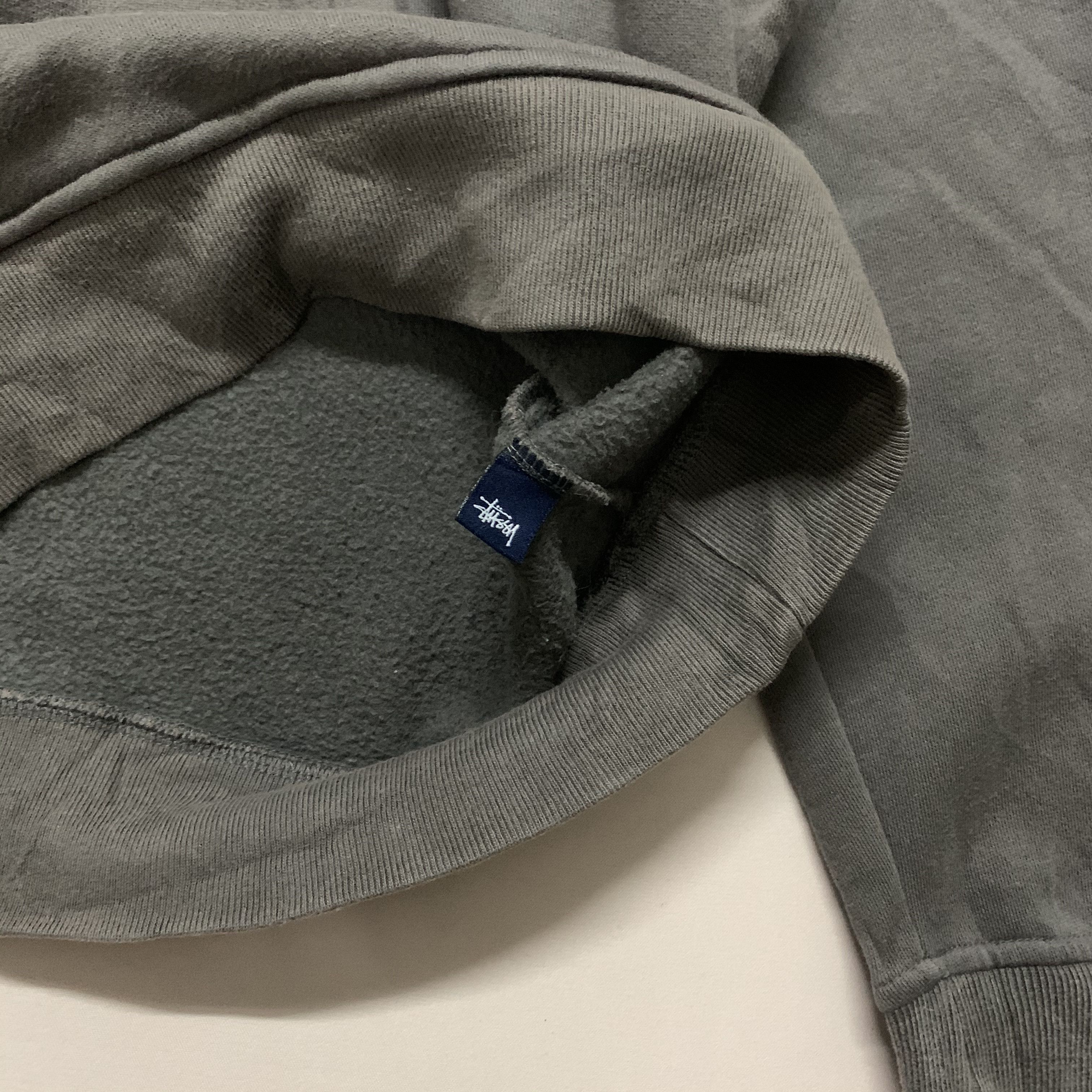 Stussy Vintage Stussy Small Logo Hooded Brand Streetwear Sweater Size US M / EU 48-50 / 2 - 6 Thumbnail