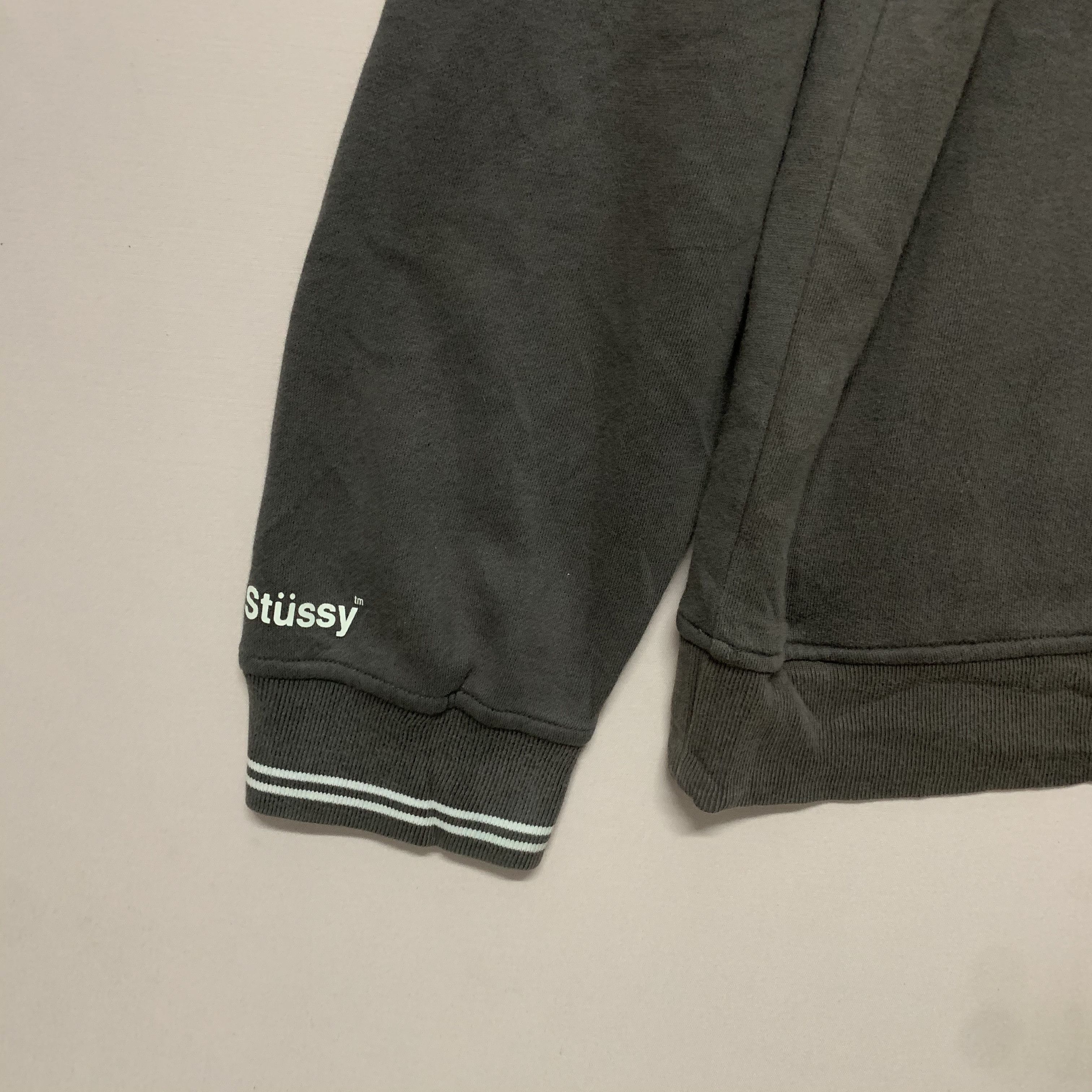 Stussy Vintage Stussy Small Logo Hooded Brand Streetwear Sweater Size US M / EU 48-50 / 2 - 11 Thumbnail