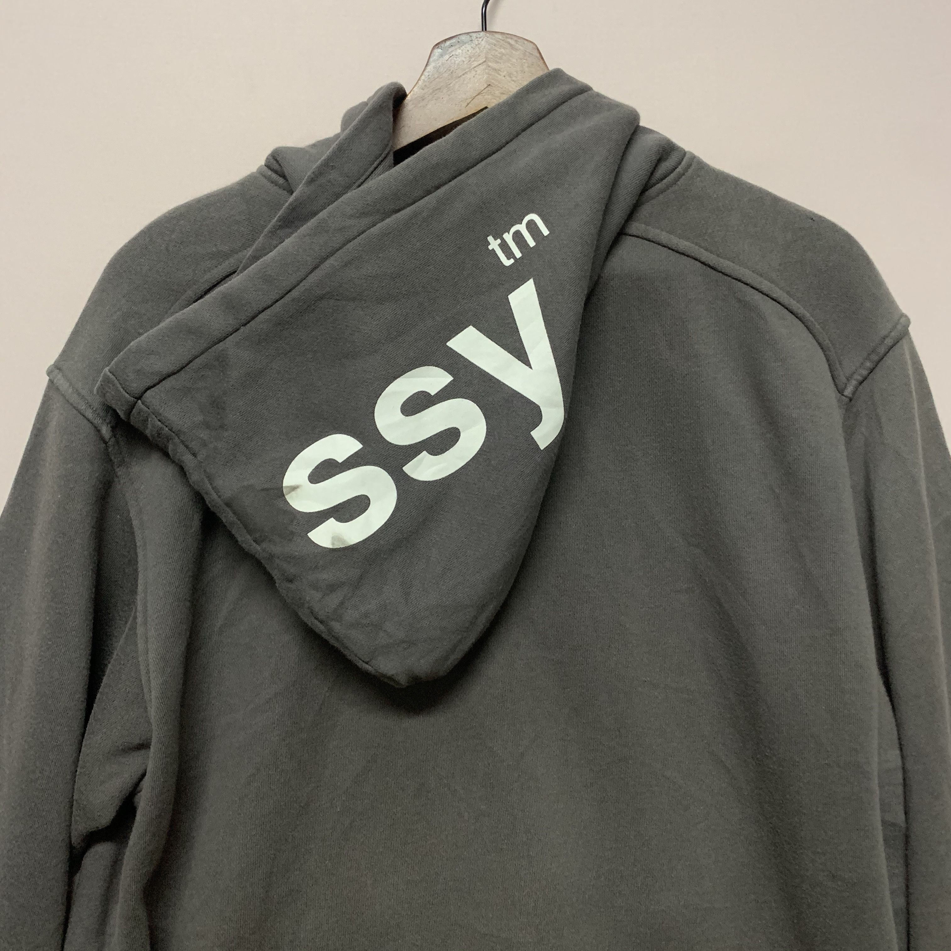 Stussy Vintage Stussy Small Logo Hooded Brand Streetwear Sweater Size US M / EU 48-50 / 2 - 10 Thumbnail