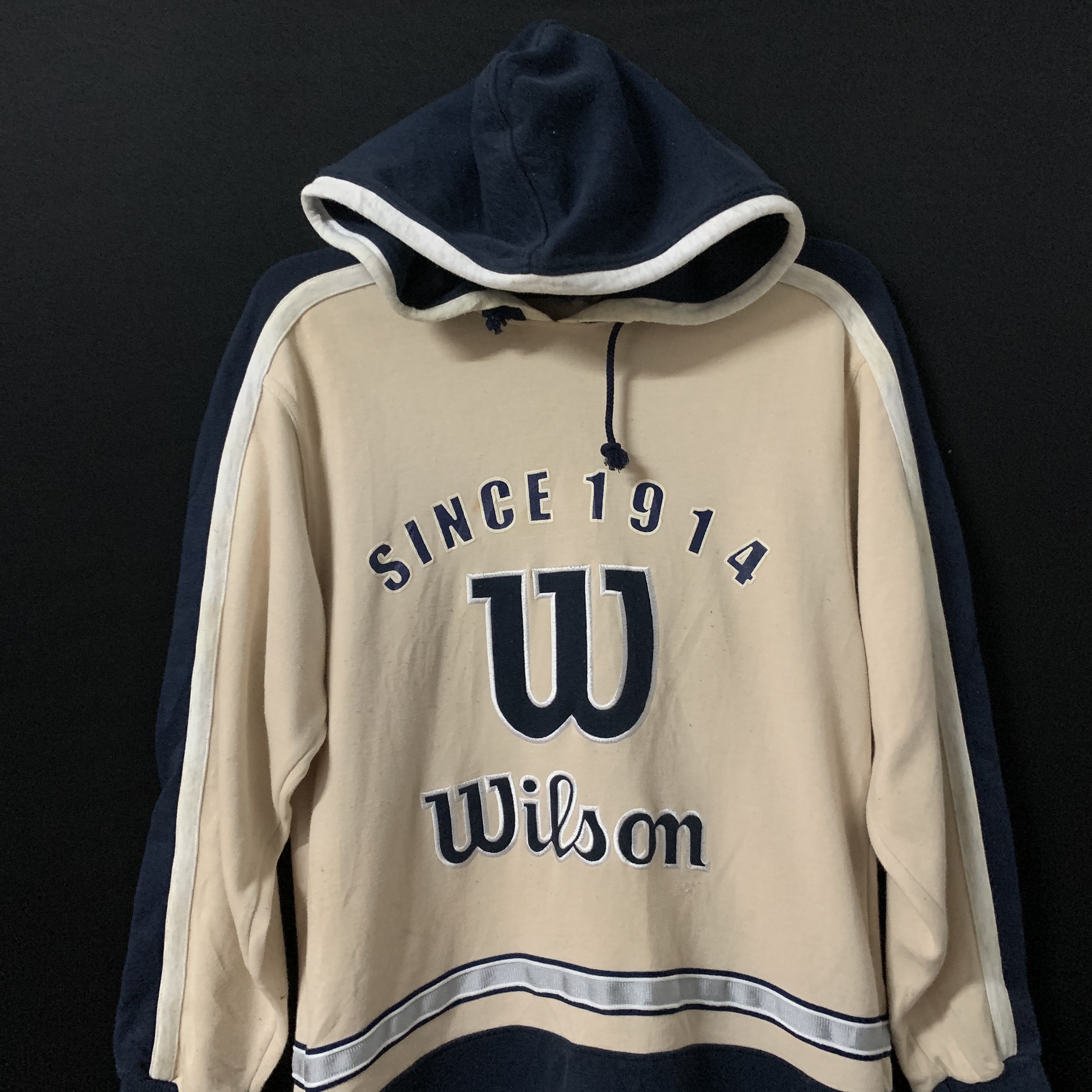 Vintage Vintage Wilson American Sport Big Logo Spell Out Hooded Size US S / EU 44-46 / 1 - 2 Thumbnail