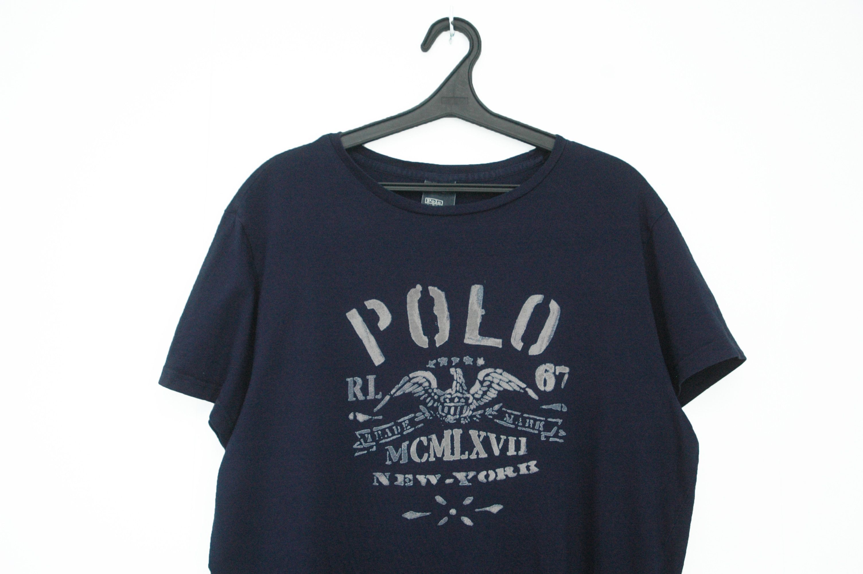 Polo Ralph Lauren Vintage Polo Ralph Lauren New York Big Logo TS Size US L / EU 52-54 / 3 - 2 Thumbnail