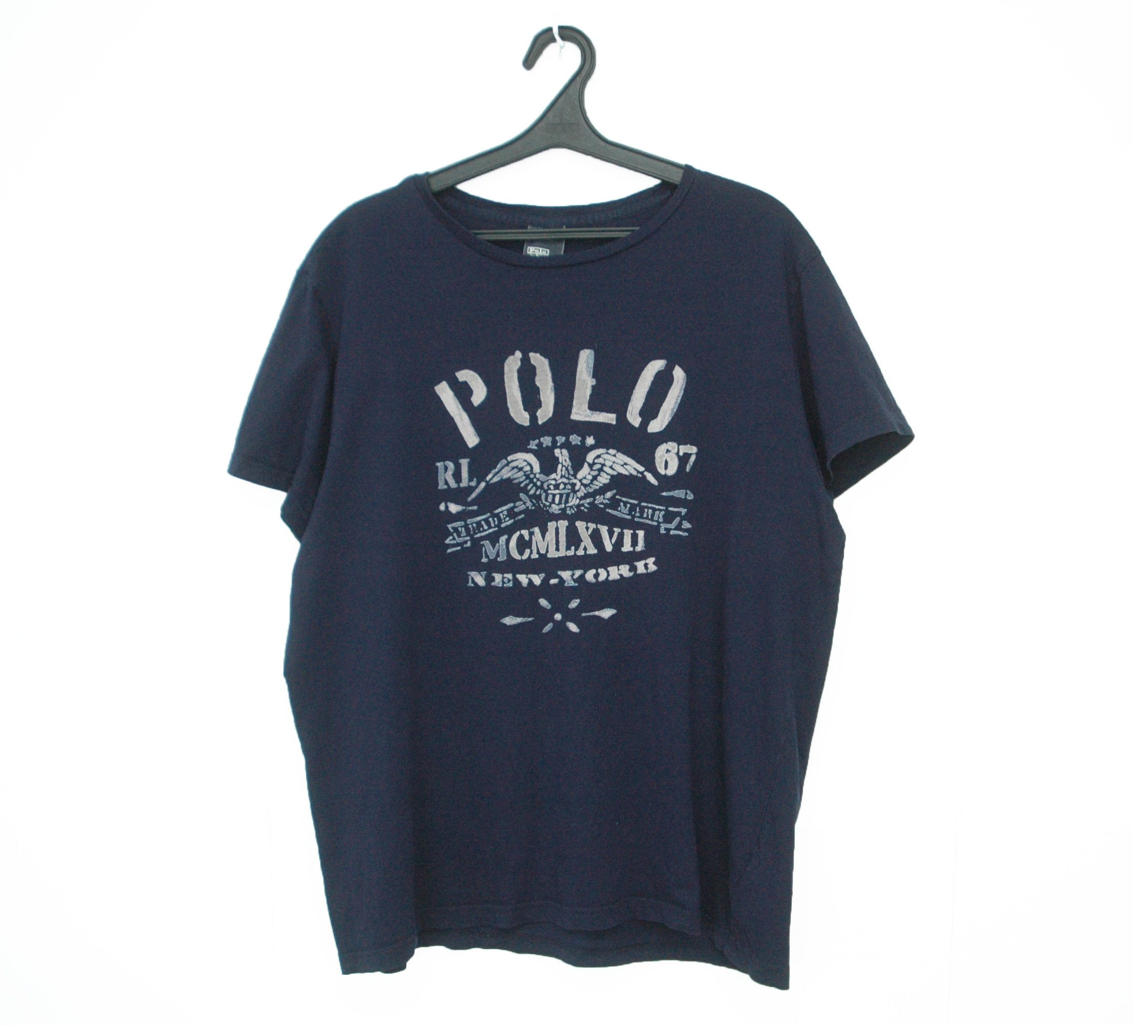 Polo Ralph Lauren Vintage Polo Ralph Lauren New York Big Logo TS Size US L / EU 52-54 / 3 - 1 Thumbnail