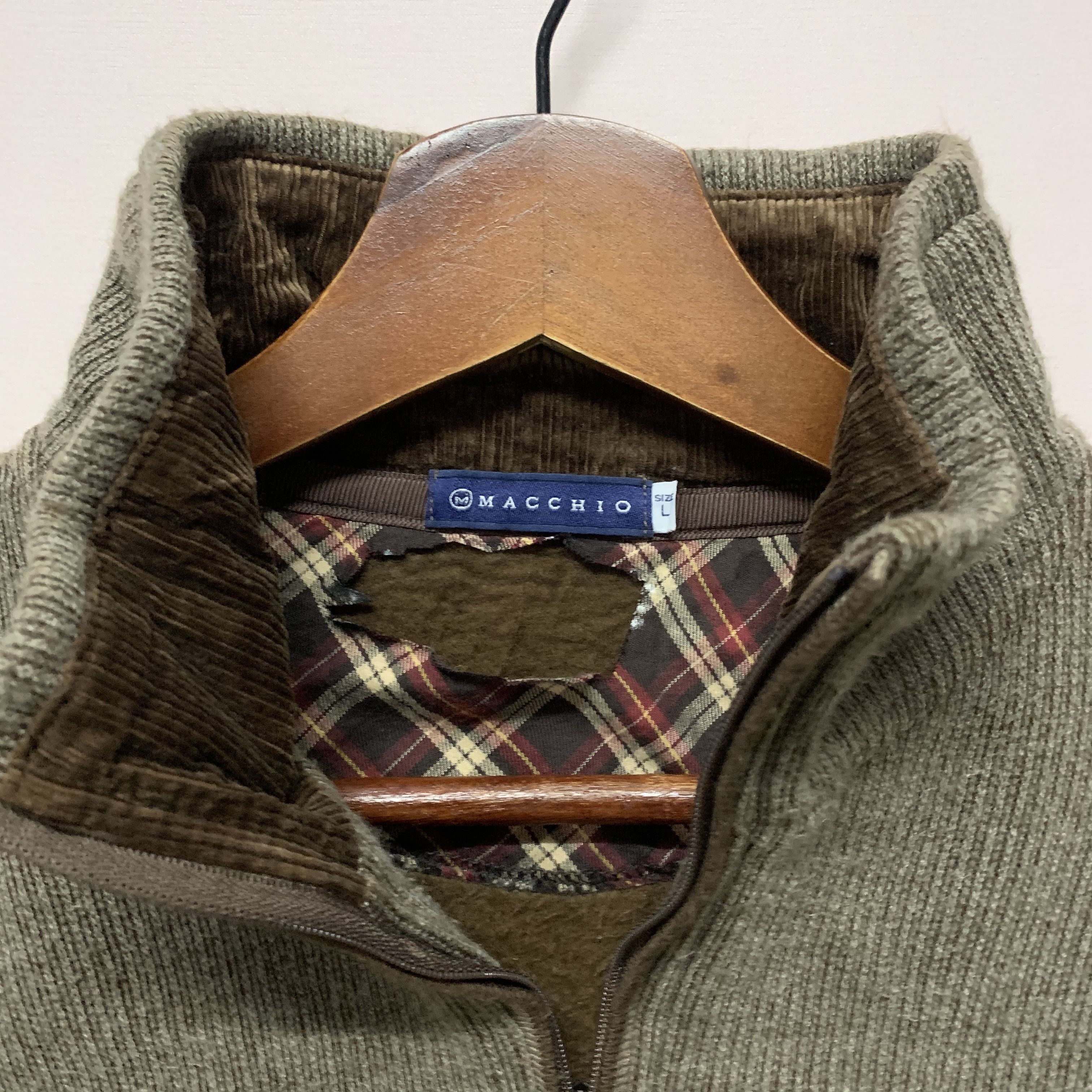 Japanese Brand × Vintage Vintage Macchio Half Zip Sweater Sweatshirt Size US L / EU 52-54 / 3 - 6 Thumbnail