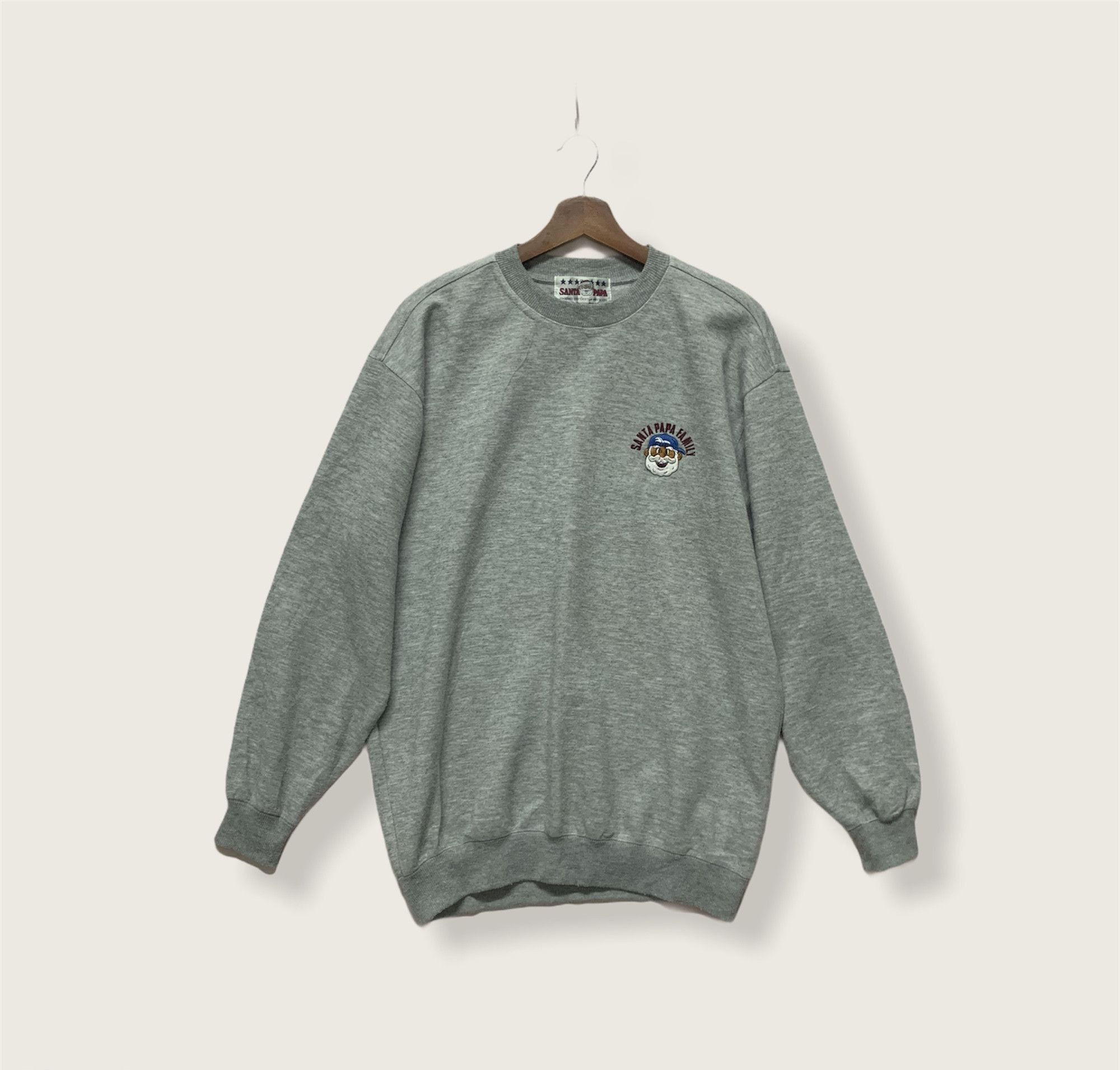 Japanese Brand Vintage Santa Papa Santa World Small Logo Crewneck Sweater Size US L / EU 52-54 / 3 - 1 Thumbnail