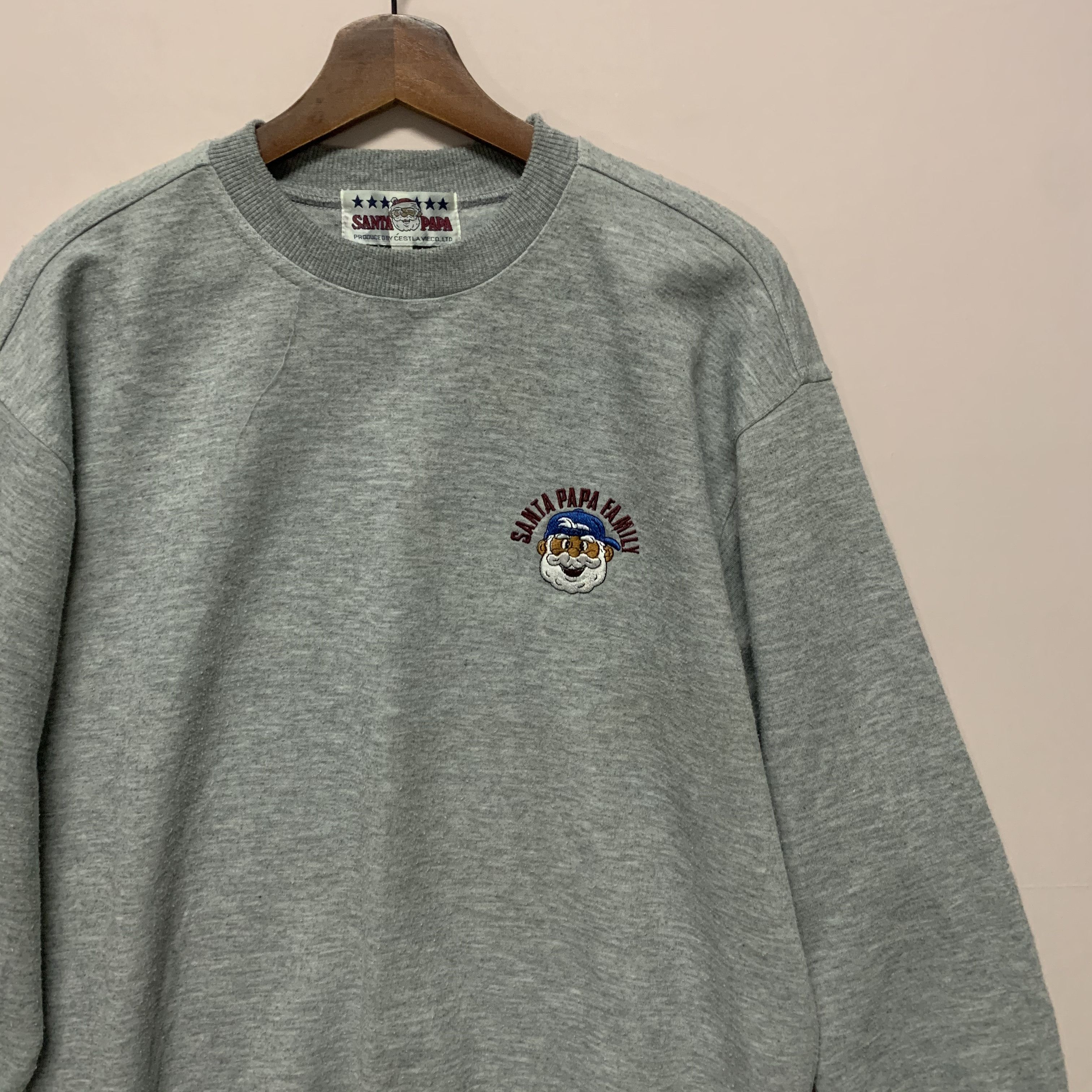 Japanese Brand Vintage Santa Papa Santa World Small Logo Crewneck Sweater Size US L / EU 52-54 / 3 - 2 Thumbnail