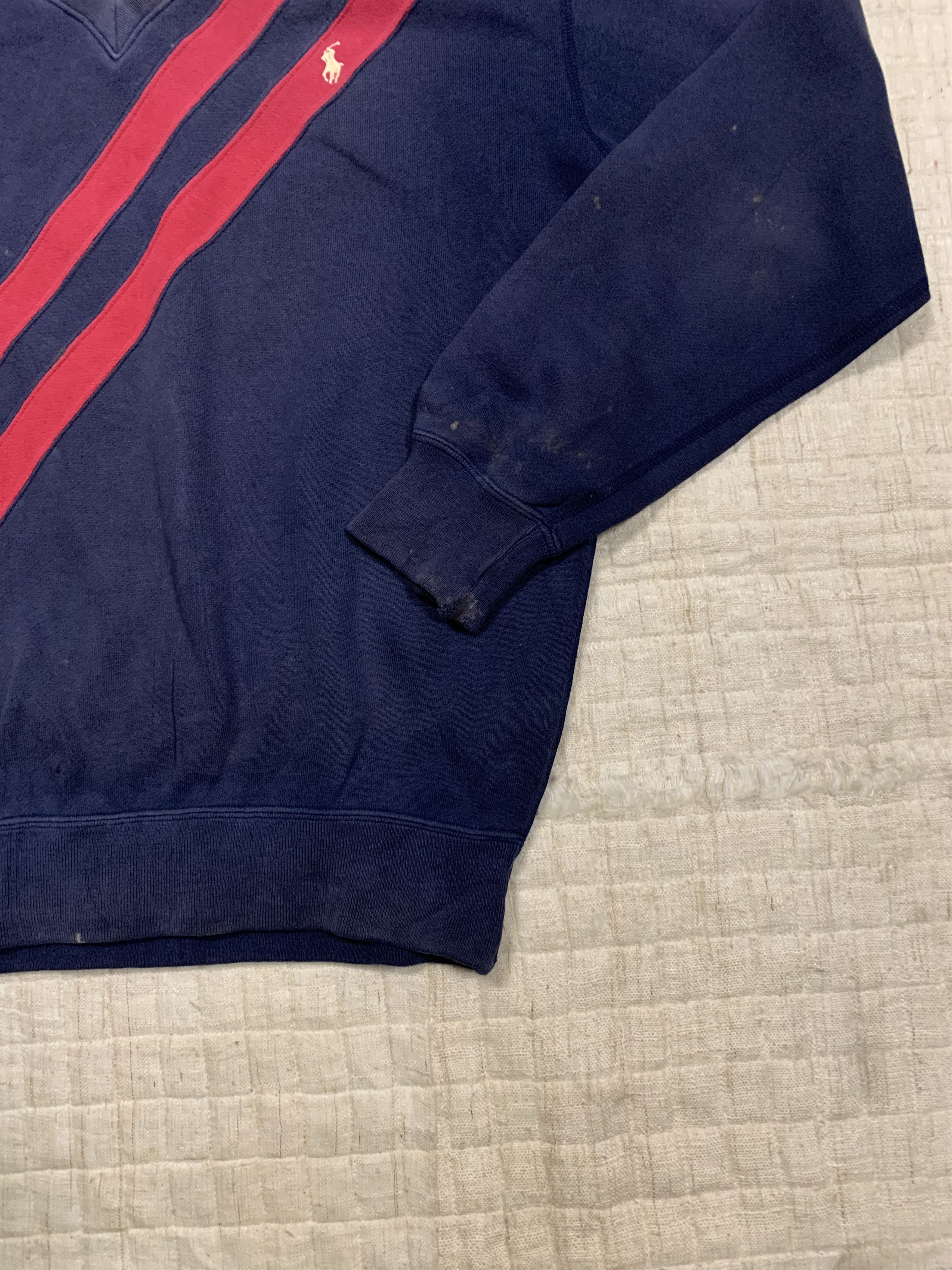 RRL Ralph Lauren Polo By Ralph Lauren Small Logo V Neck Sweater Size US M / EU 48-50 / 2 - 3 Thumbnail