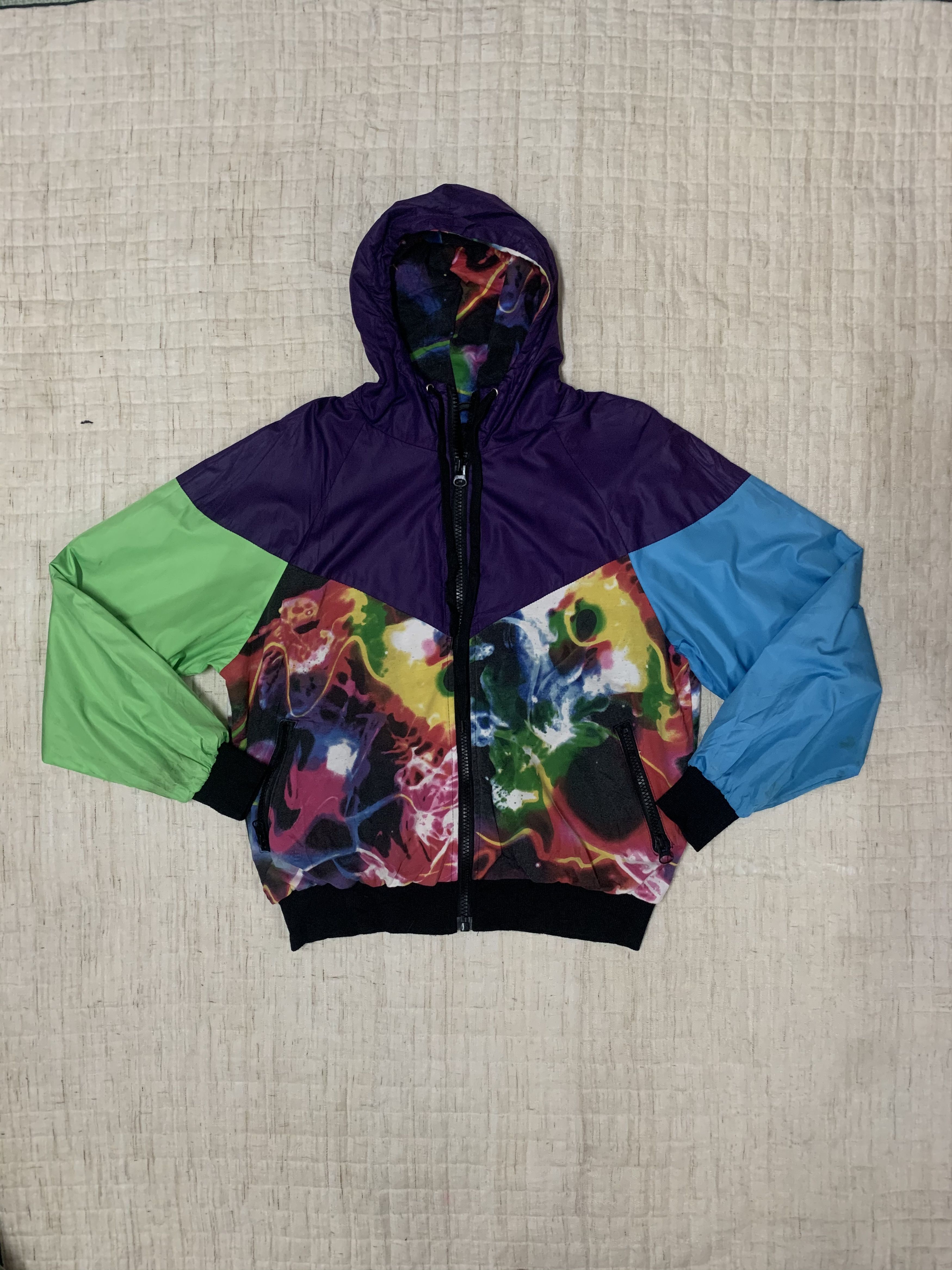 Japanese Brand ACDC RAG Multi Color Zip Ups Hooded Jacket Sweater Size US L / EU 52-54 / 3 - 1 Thumbnail