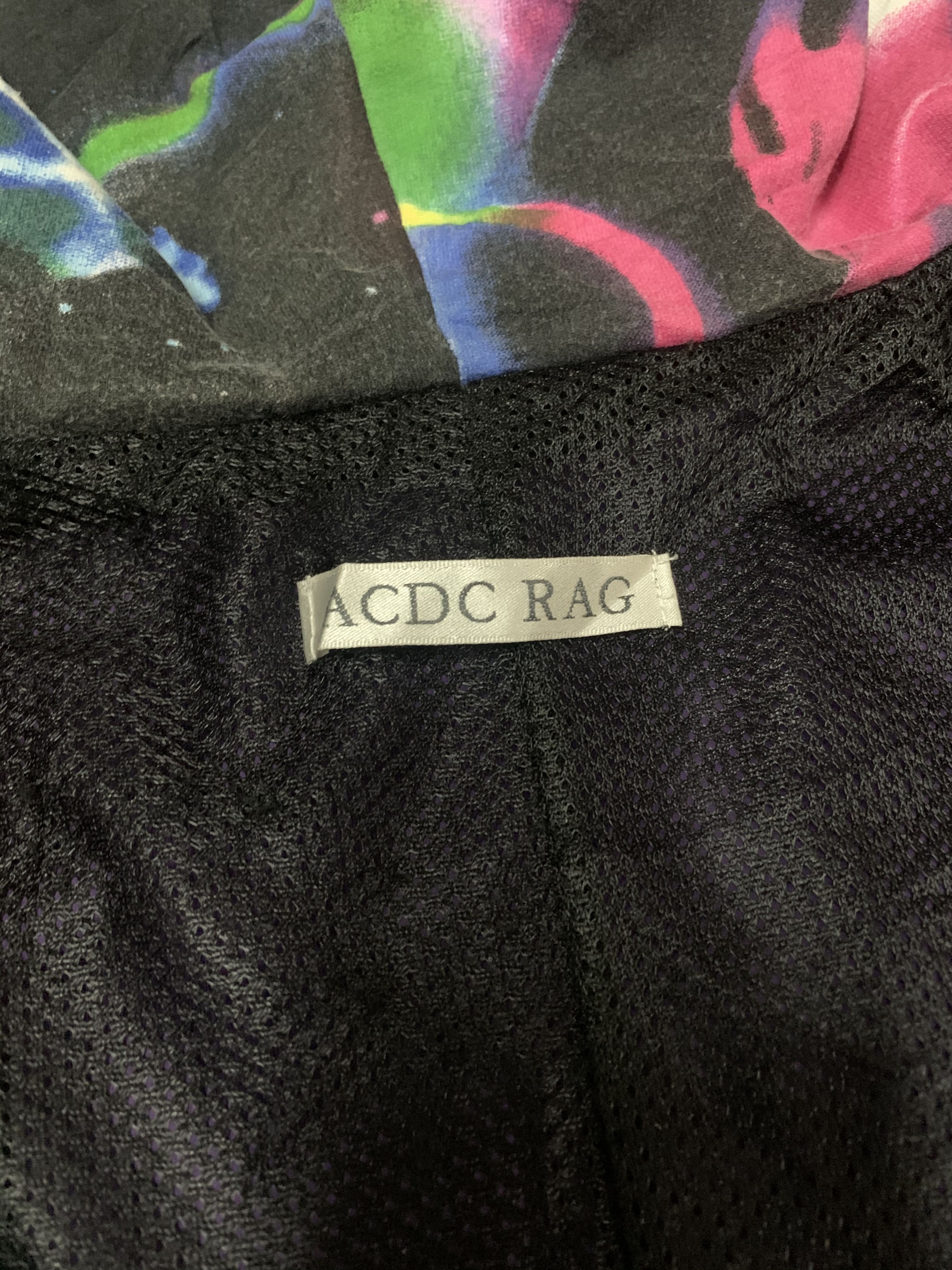 Japanese Brand ACDC RAG Multi Color Zip Ups Hooded Jacket Sweater Size US L / EU 52-54 / 3 - 9 Thumbnail