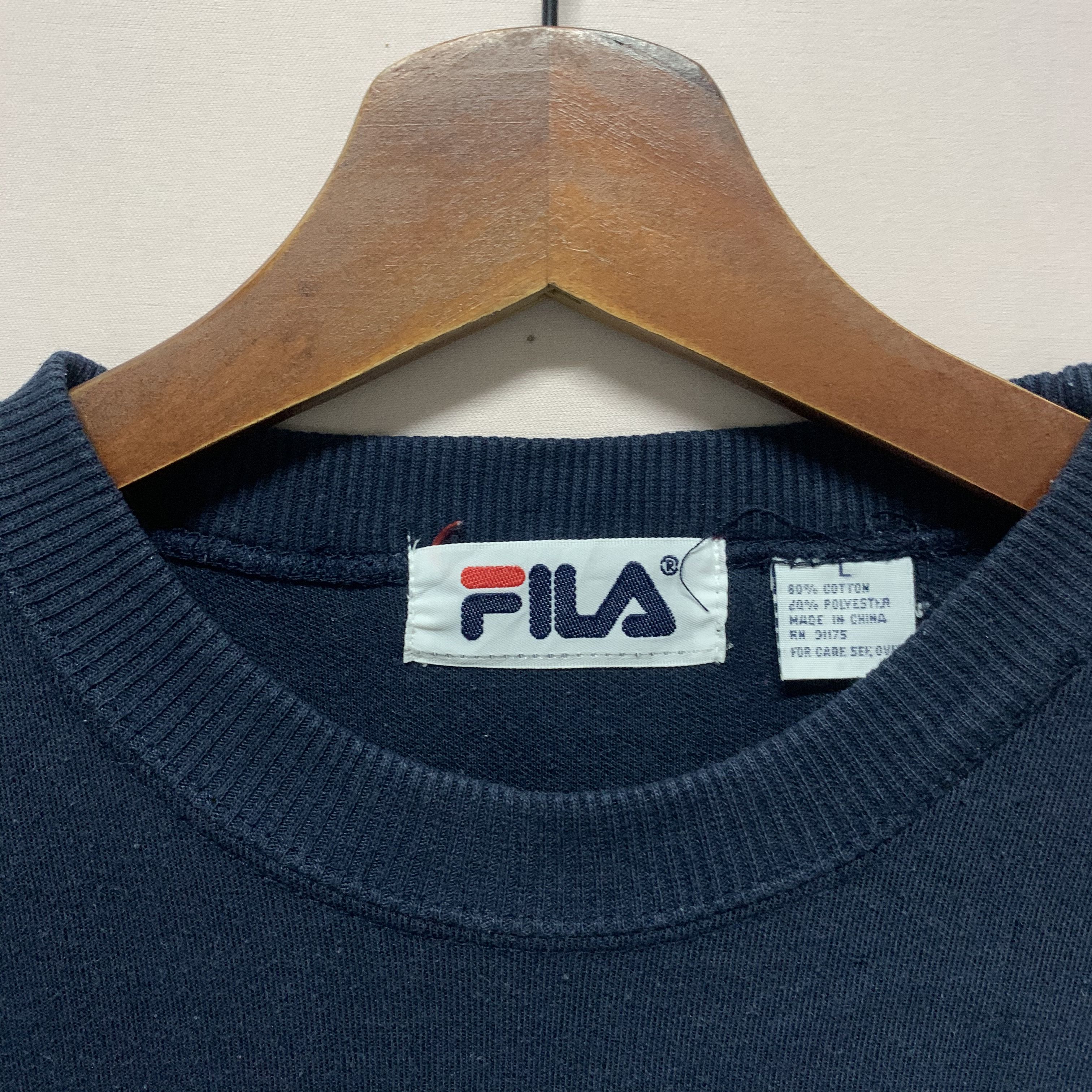 Fila Vintage Fila Embroidery Spell Out Crewneck Sweatshirt Size US M / EU 48-50 / 2 - 6 Thumbnail