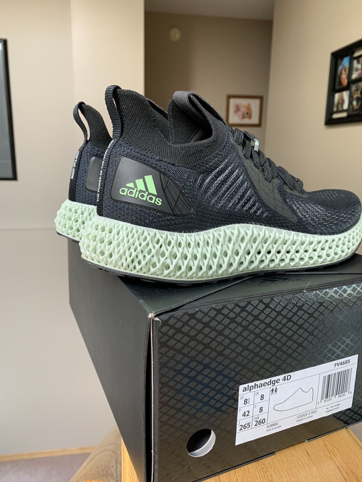 Adidas AlphaEdge 4D Death Star Size US 8.5 / EU 41-42 - 2 Thumbnail